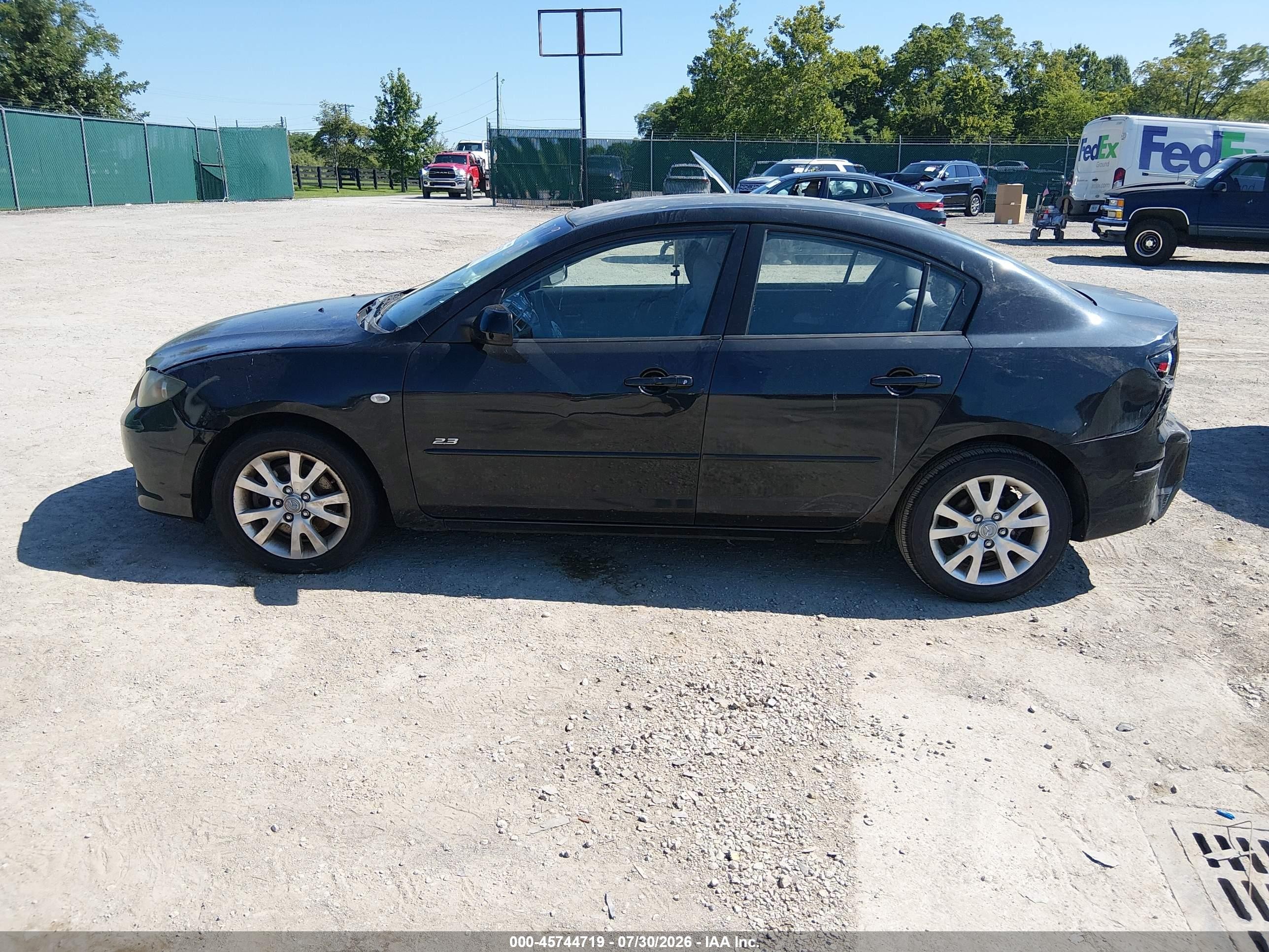 2007 Mazda Mazda3 S Sport Black vin: JM1BK123371678729