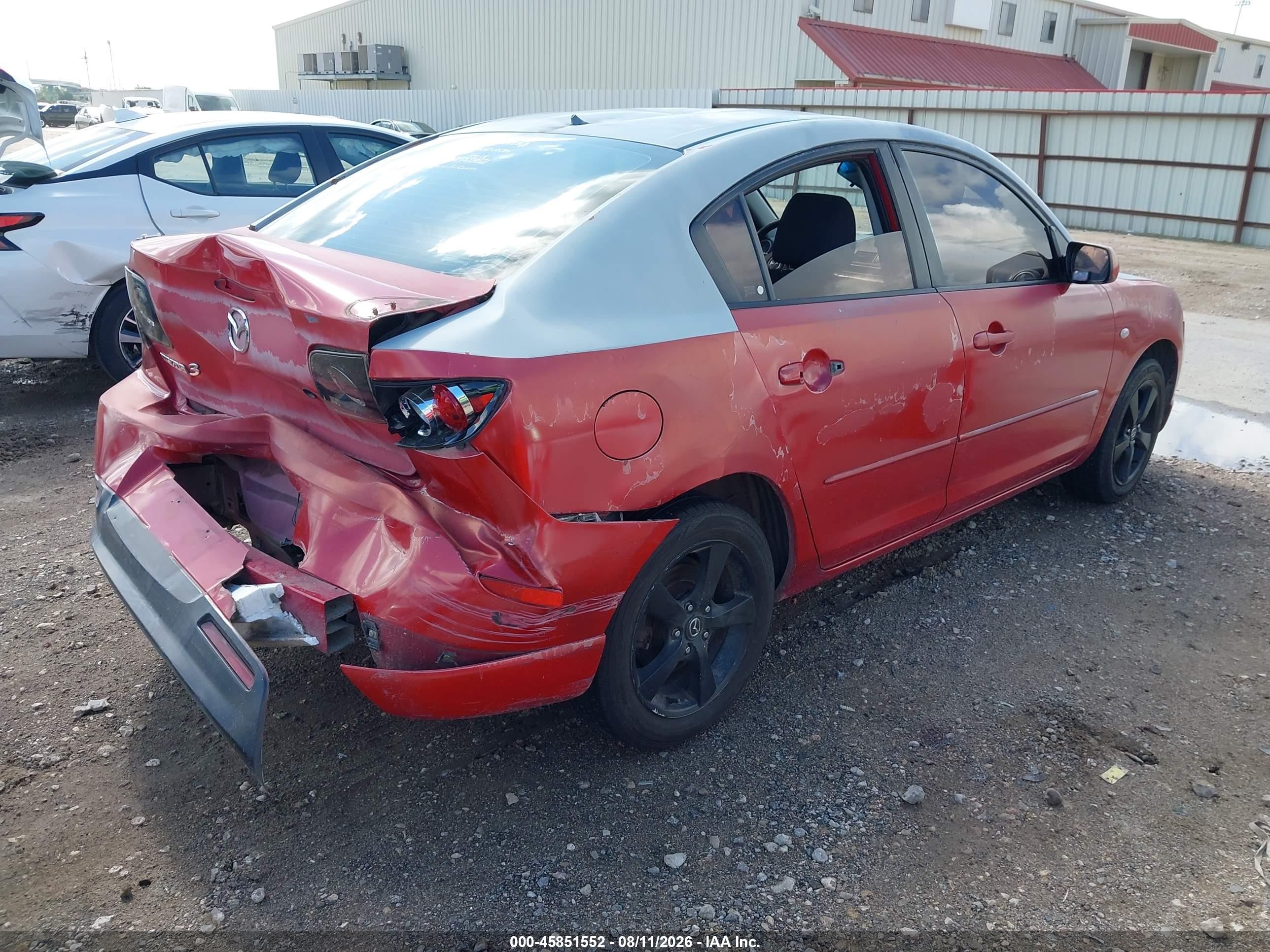 2005 Mazda Mazda3 S Красный vin: JM1BK123451256739