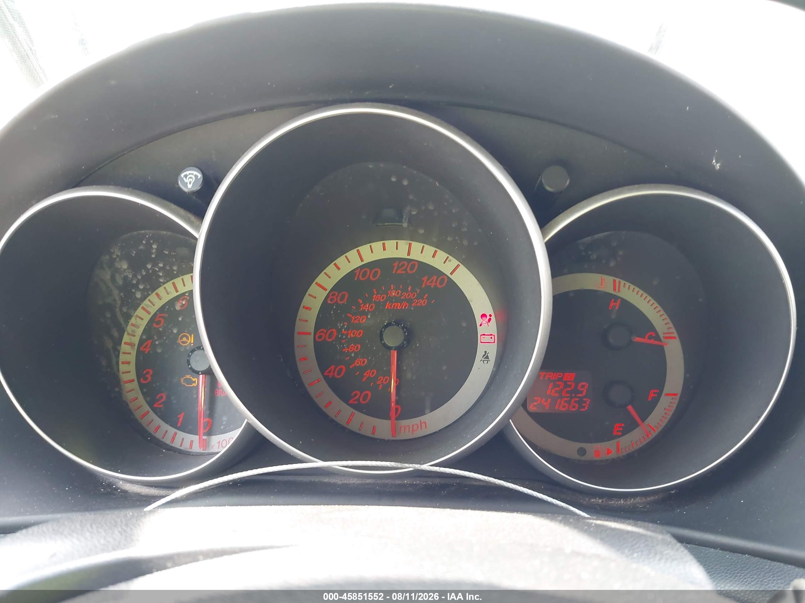 2005 Mazda Mazda3 S Красный vin: JM1BK123451256739