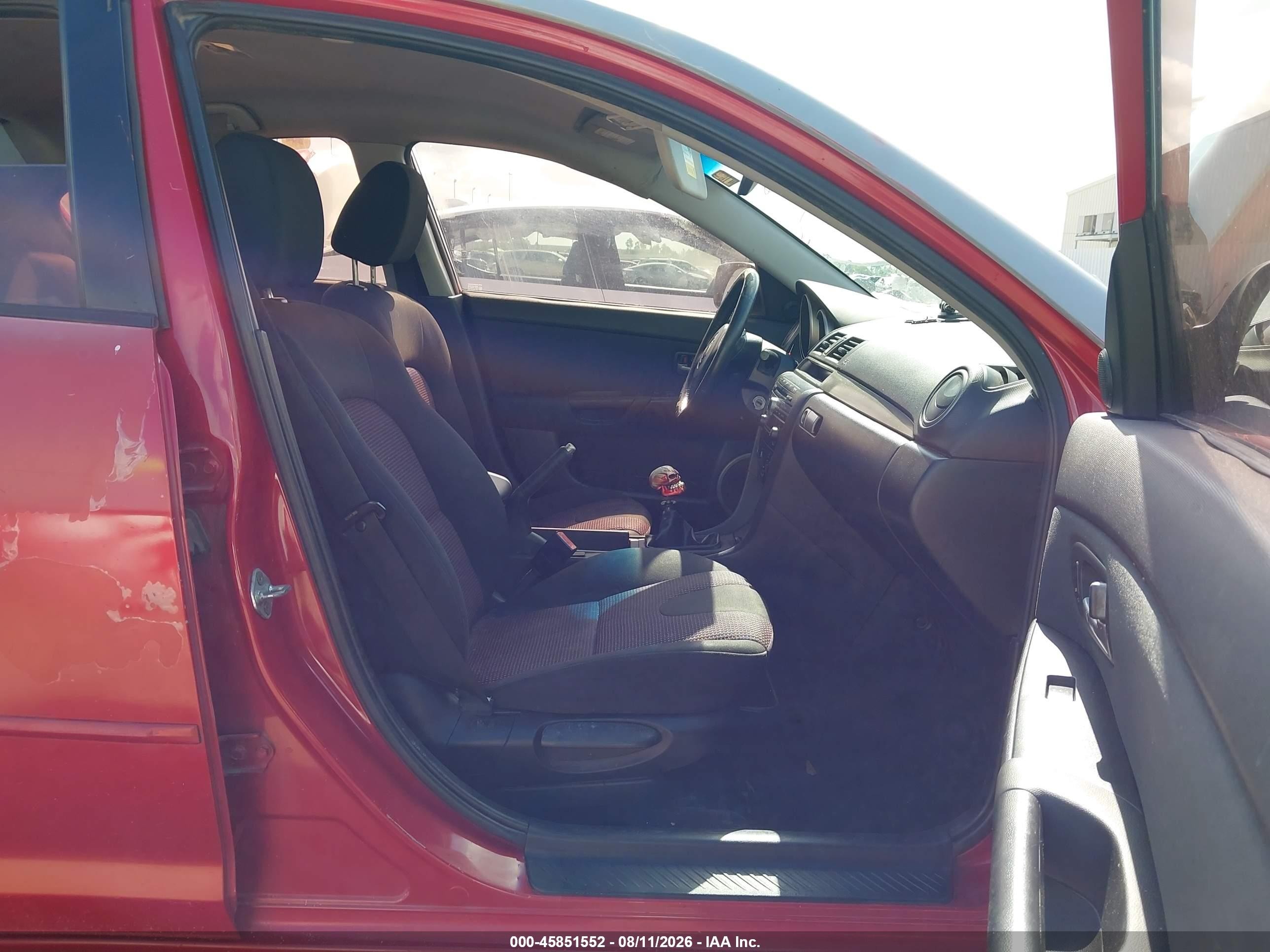 2005 Mazda Mazda3 S Красный vin: JM1BK123451256739