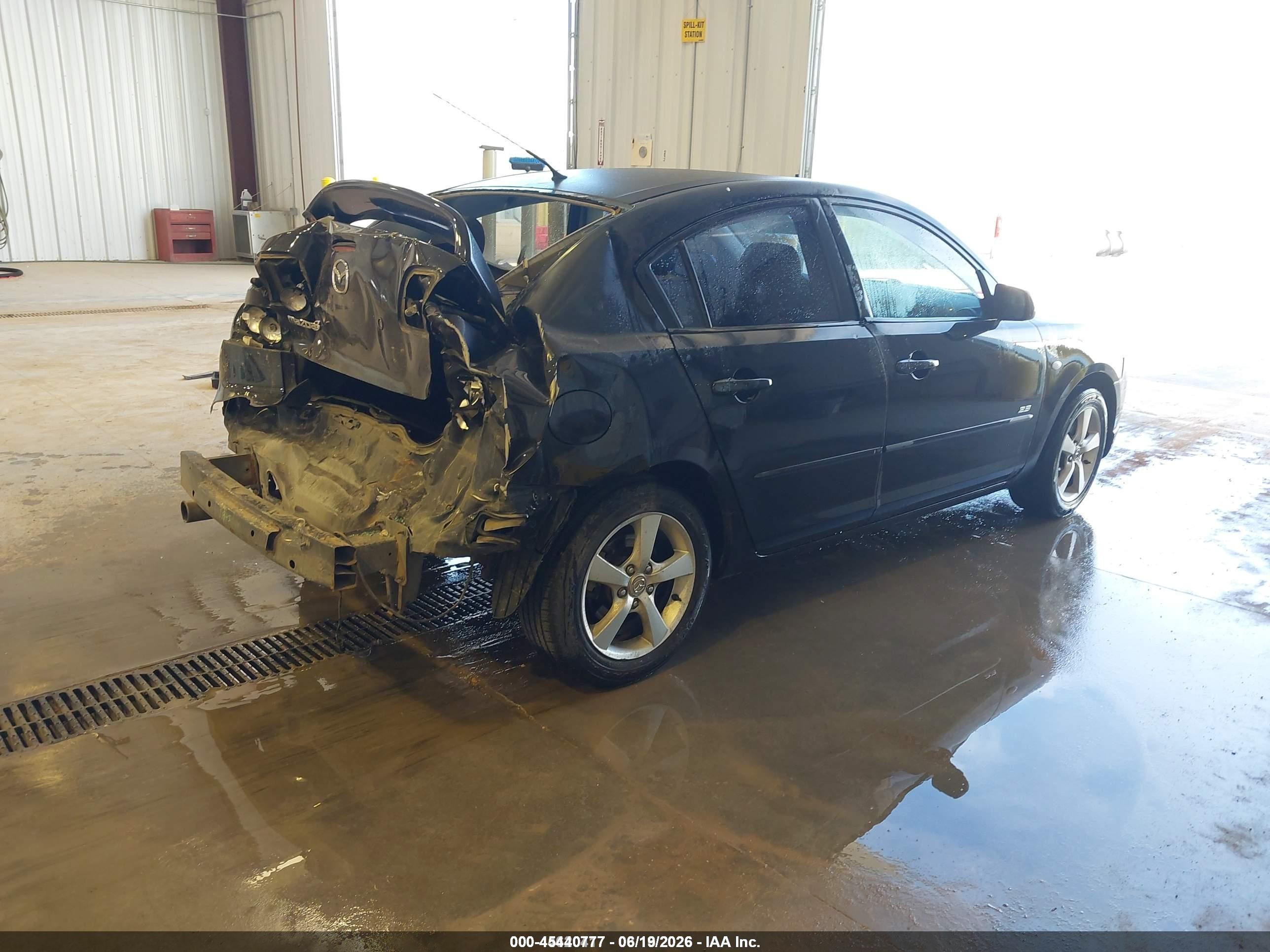 2006 Mazda Mazda3 S Black vin: JM1BK123961459627