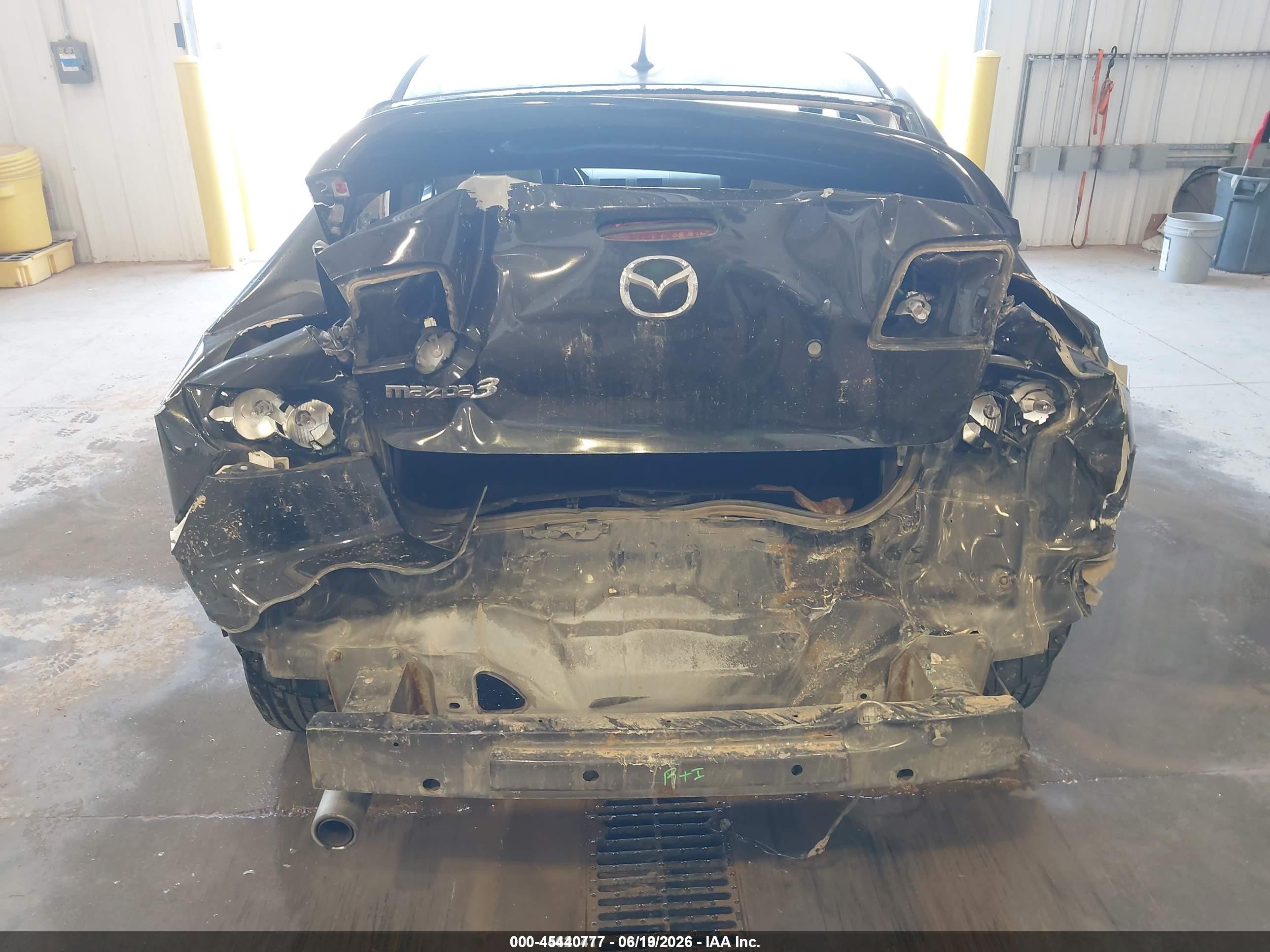 2006 Mazda Mazda3 S Black vin: JM1BK123961459627