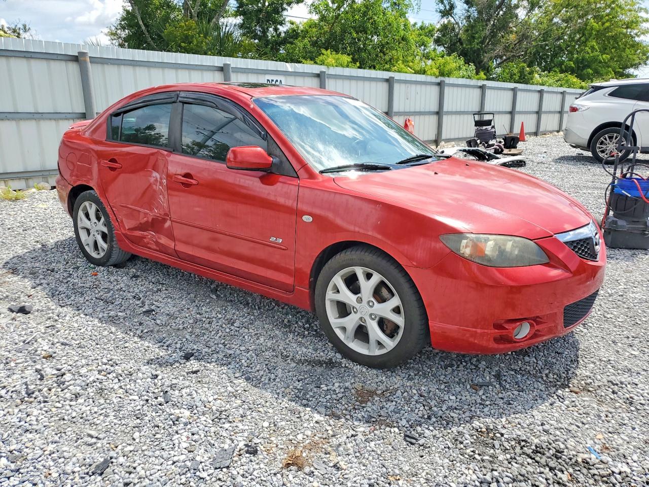 2004 Mazda 3 S Red vin: JM1BK123X41185402
