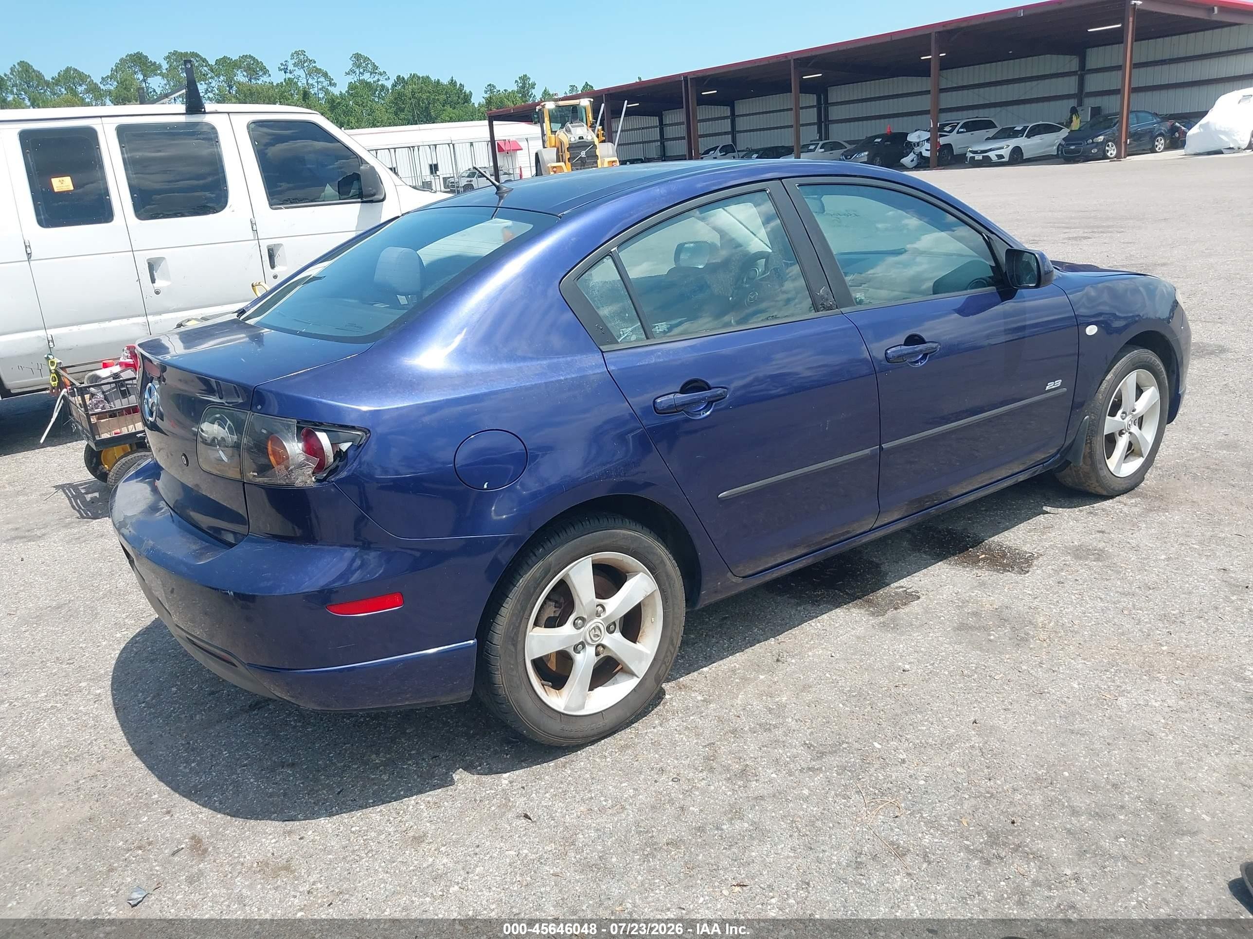 2006 Mazda Mazda3 S Blue vin: JM1BK123X61416060