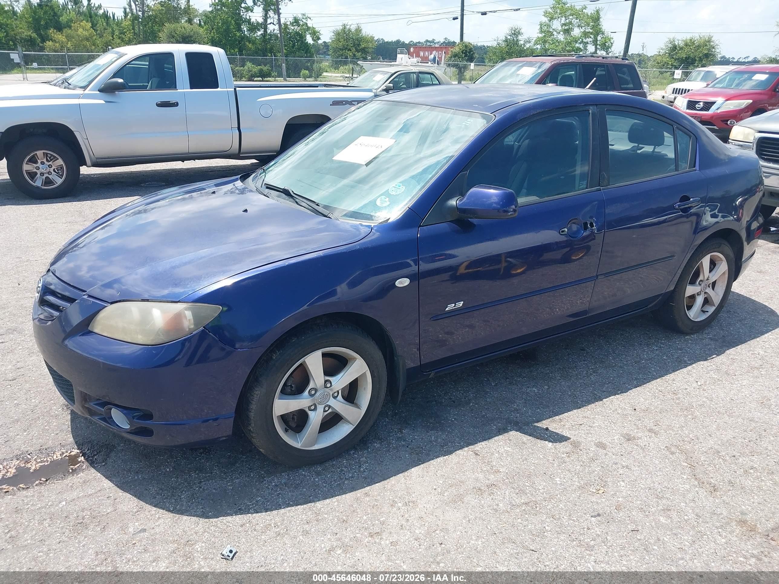 2006 Mazda Mazda3 S Blue vin: JM1BK123X61416060