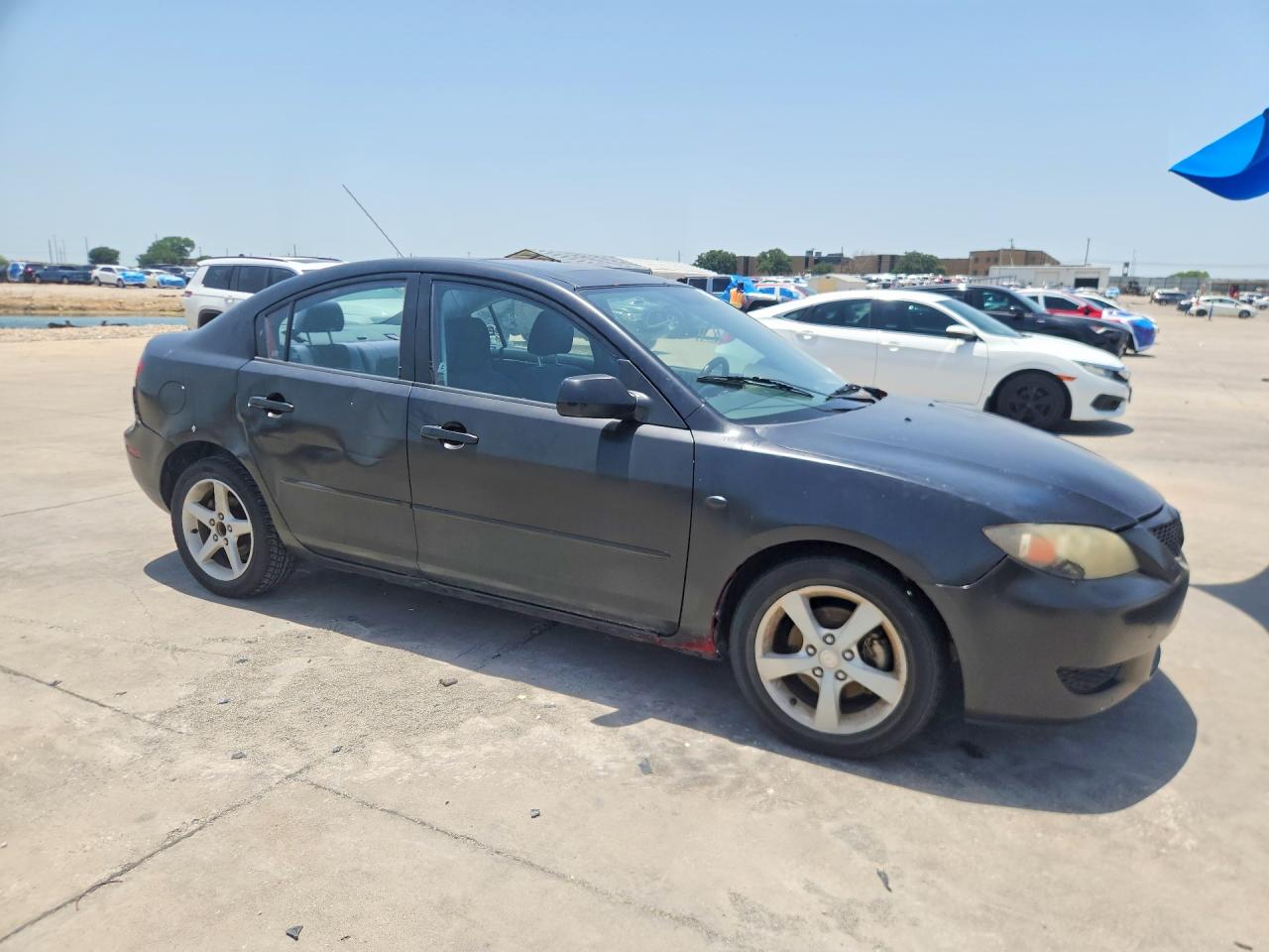 2004 Mazda 3 I Black vin: JM1BK12F041110265