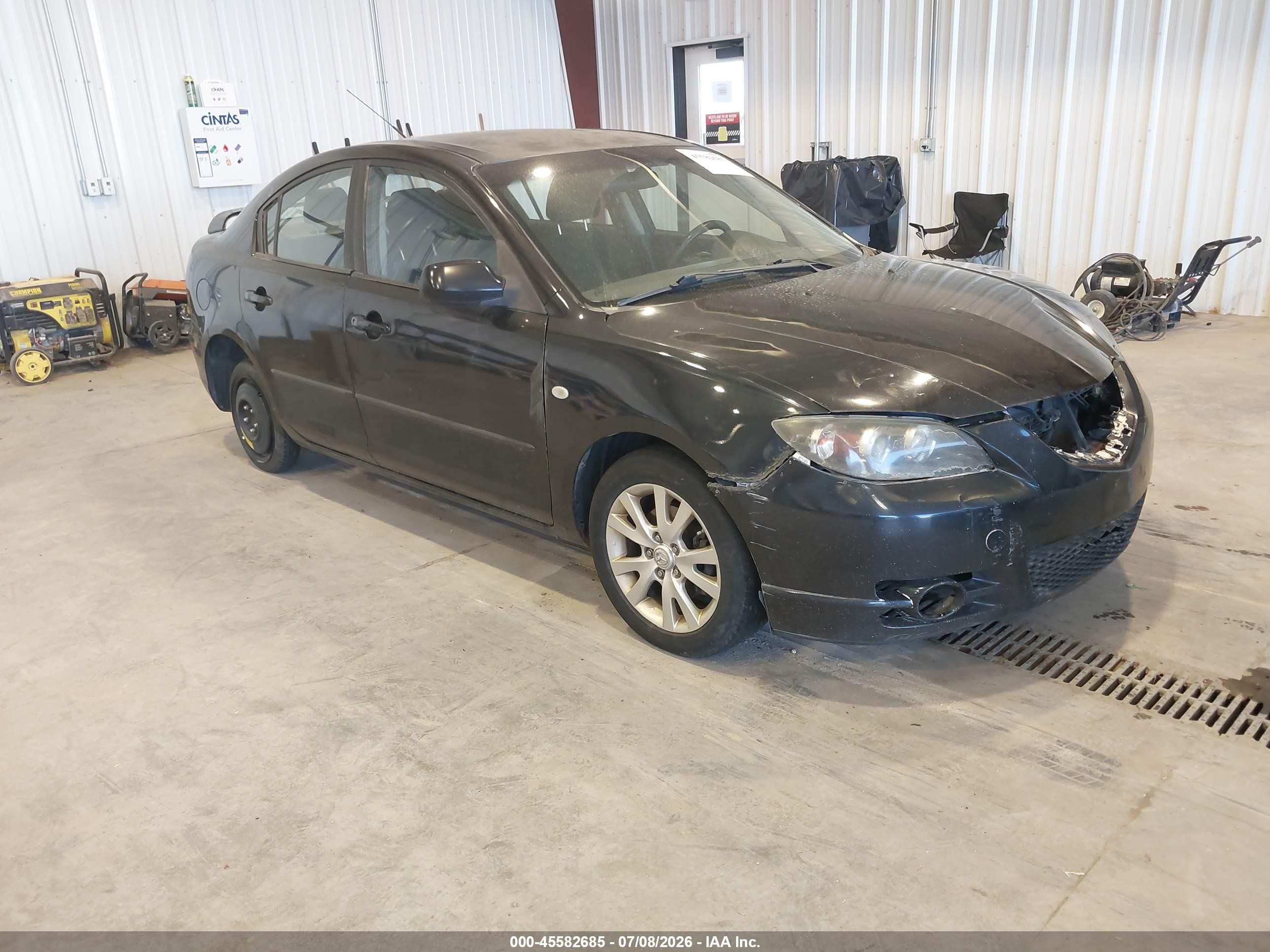 2007 Mazda Mazda3 I Sport Black vin: JM1BK12F071628333