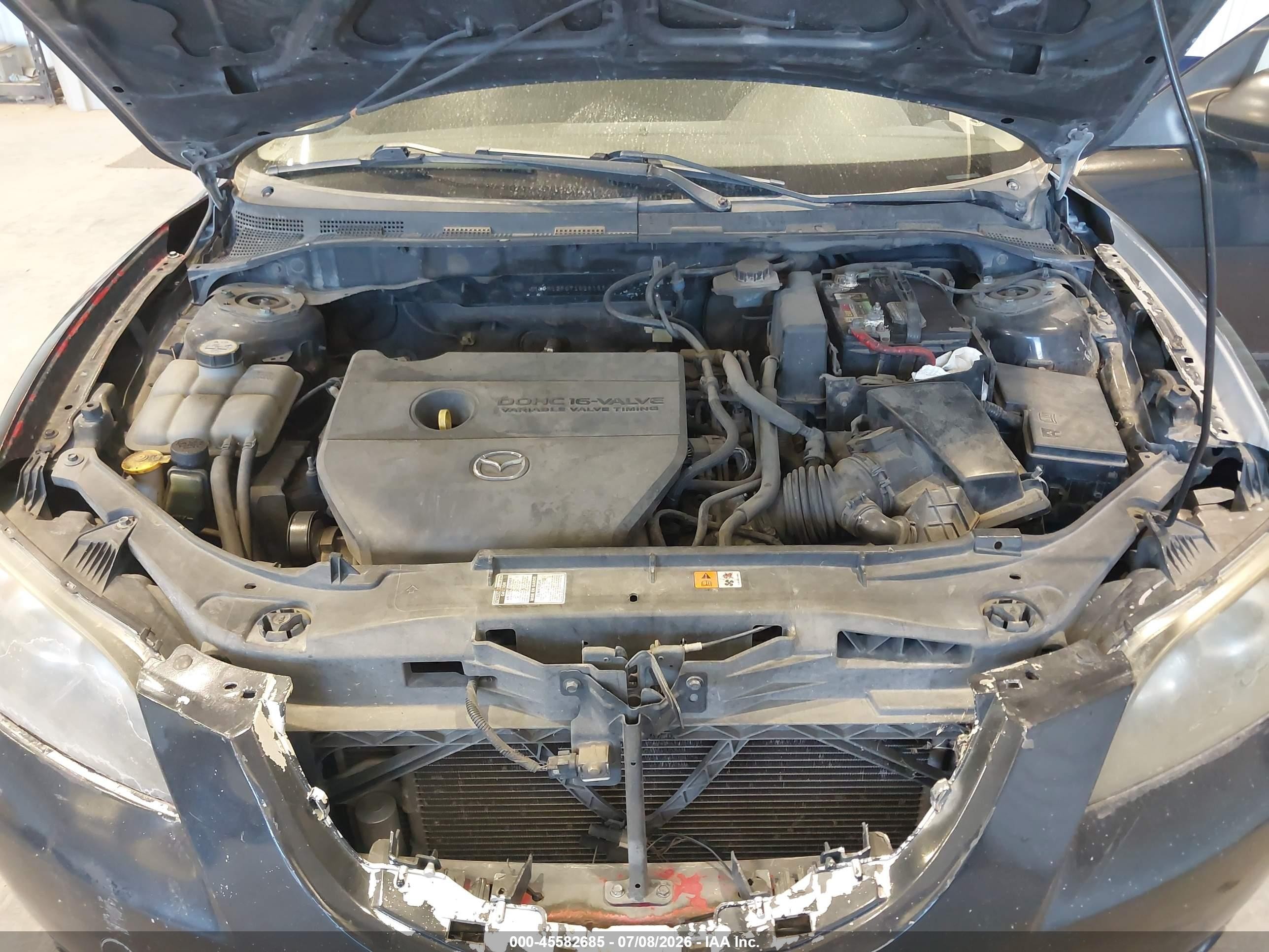 2007 Mazda Mazda3 I Sport Черный vin: JM1BK12F071628333