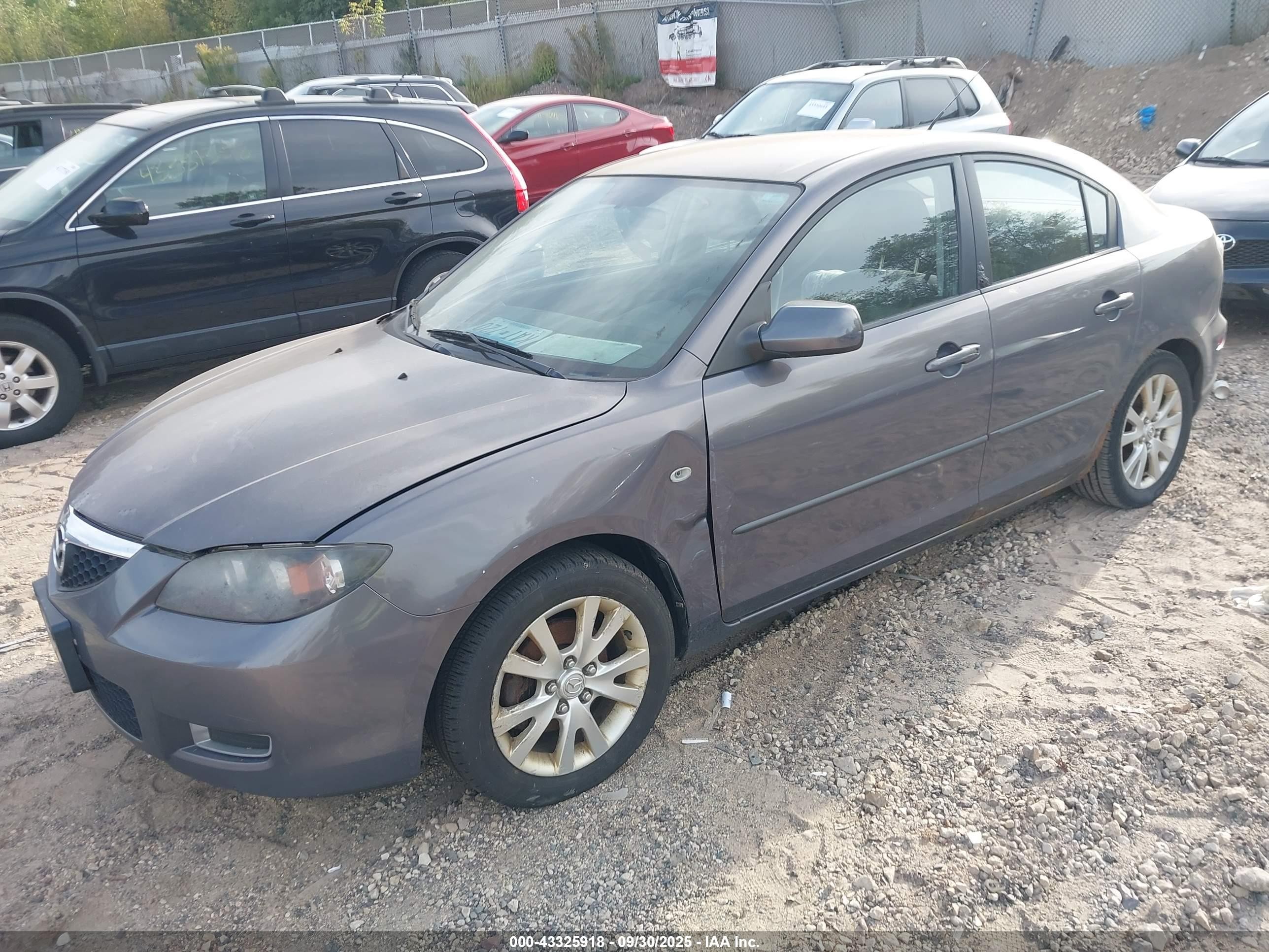 2007 Mazda 3 I Серый vin: JM1BK12F071628879