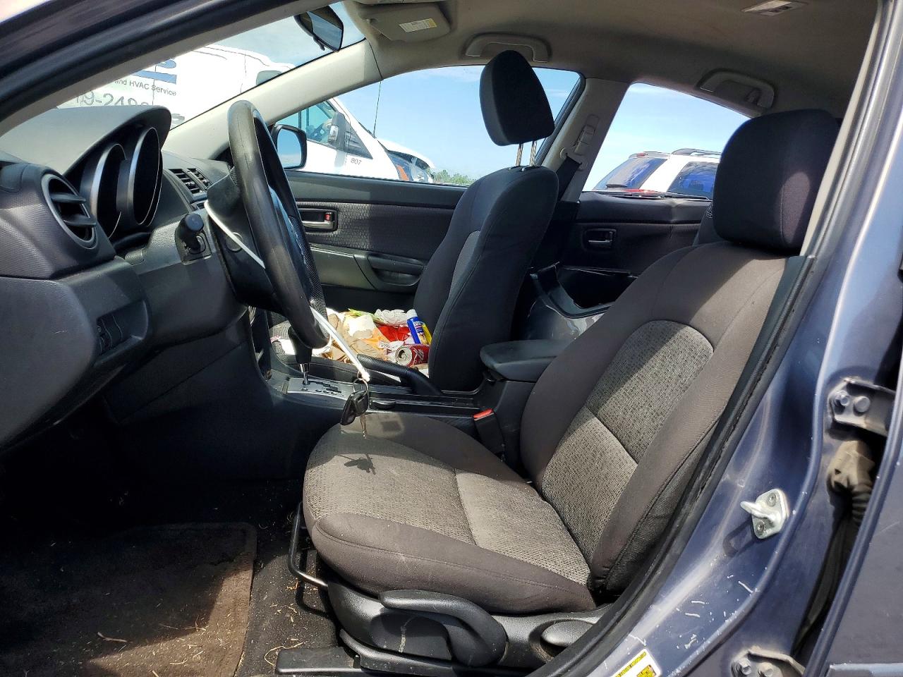 2007 Mazda 3 I Gray vin: JM1BK12F071688709