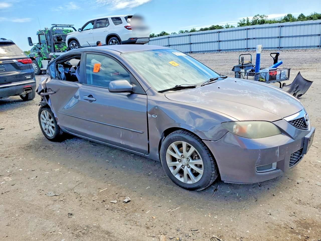 2007 Mazda 3 I Gray vin: JM1BK12F071688709