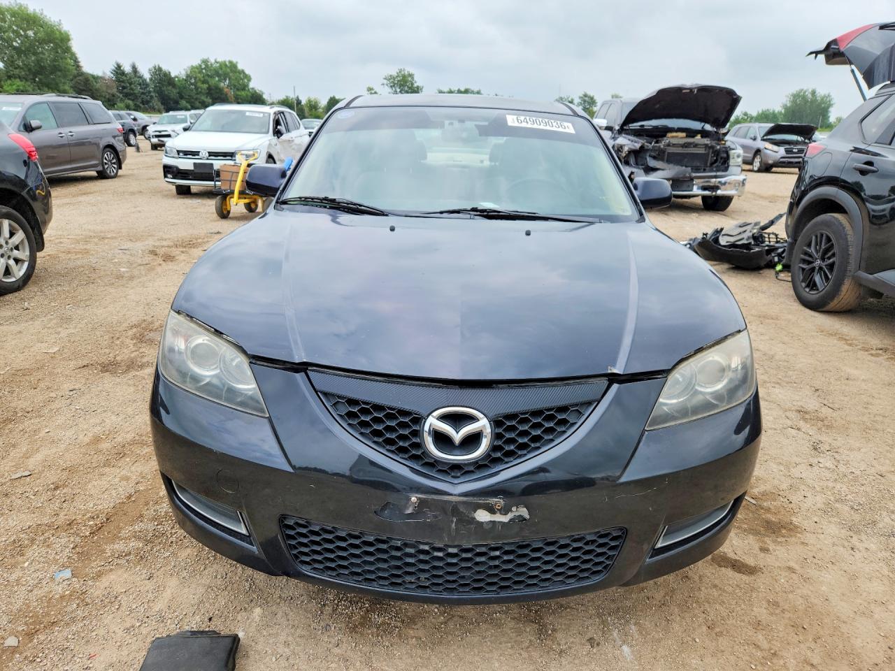 2007 Mazda 3 I Black vin: JM1BK12F071729940
