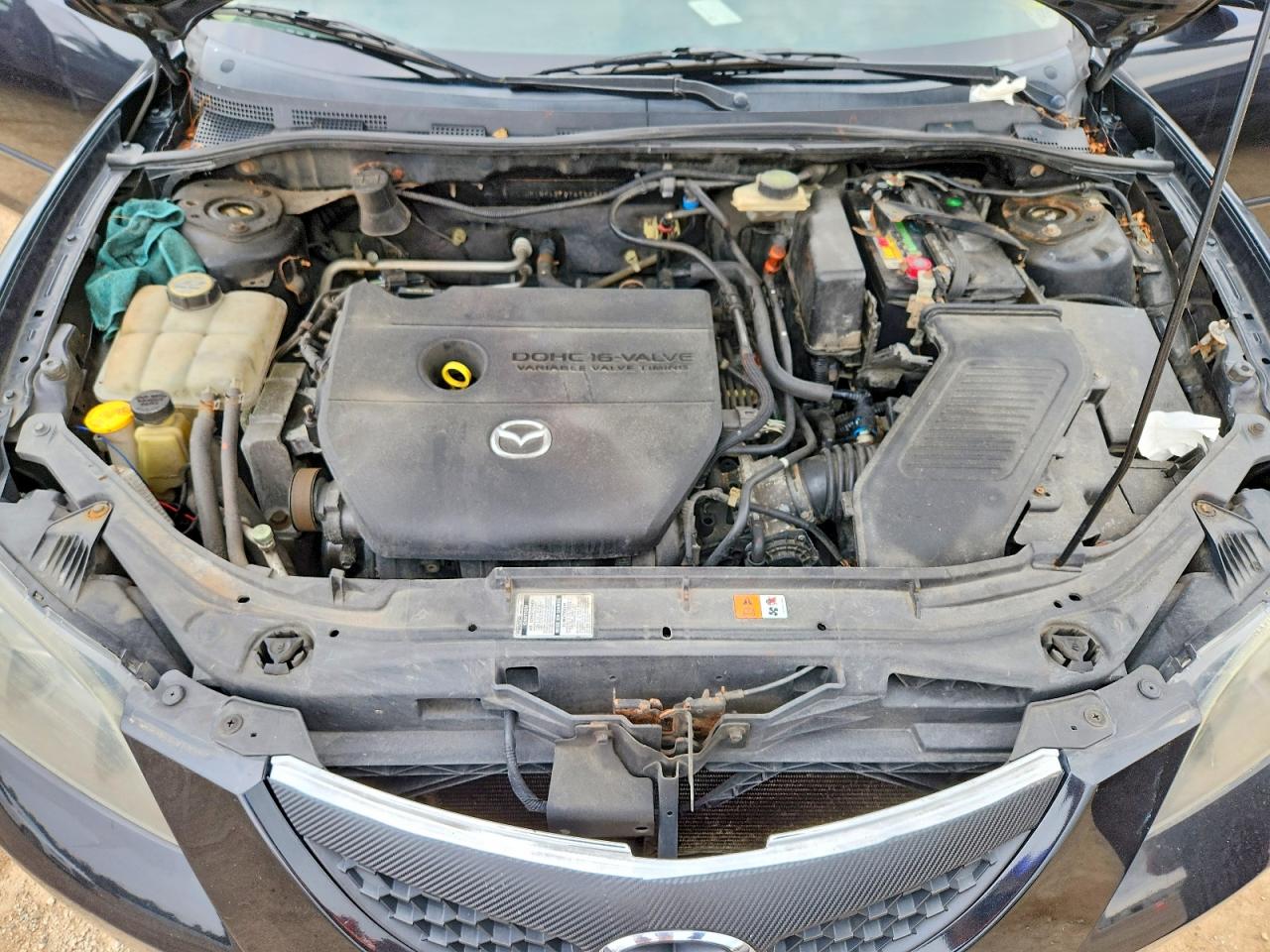 2007 Mazda 3 I Black vin: JM1BK12F071729940