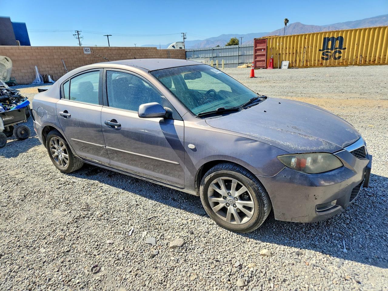 2007 Mazda 3 I Gray vin: JM1BK12F071763618