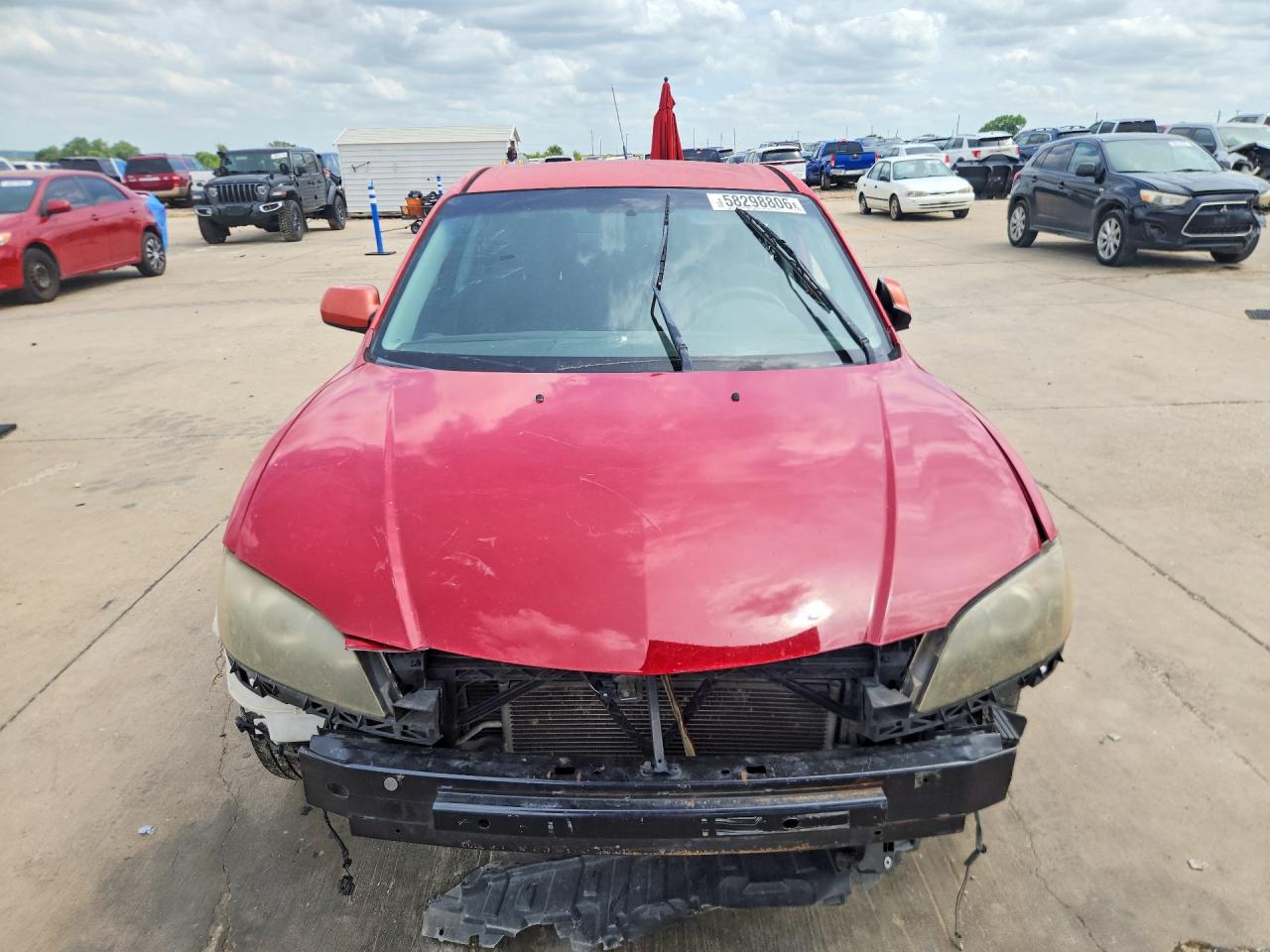 2005 Mazda 3 I Красный vin: JM1BK12F151281317