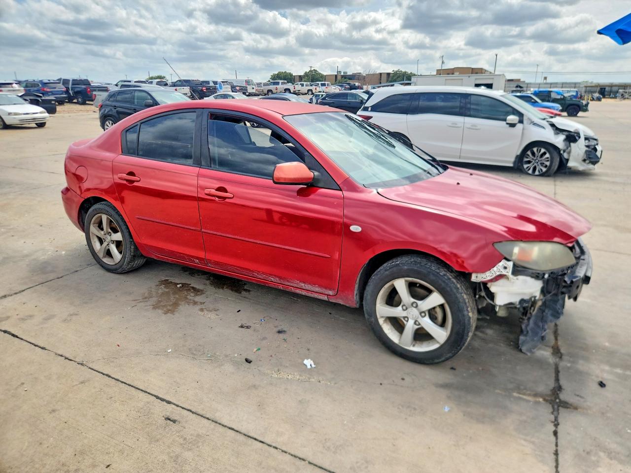 2005 Mazda 3 I Красный vin: JM1BK12F151281317