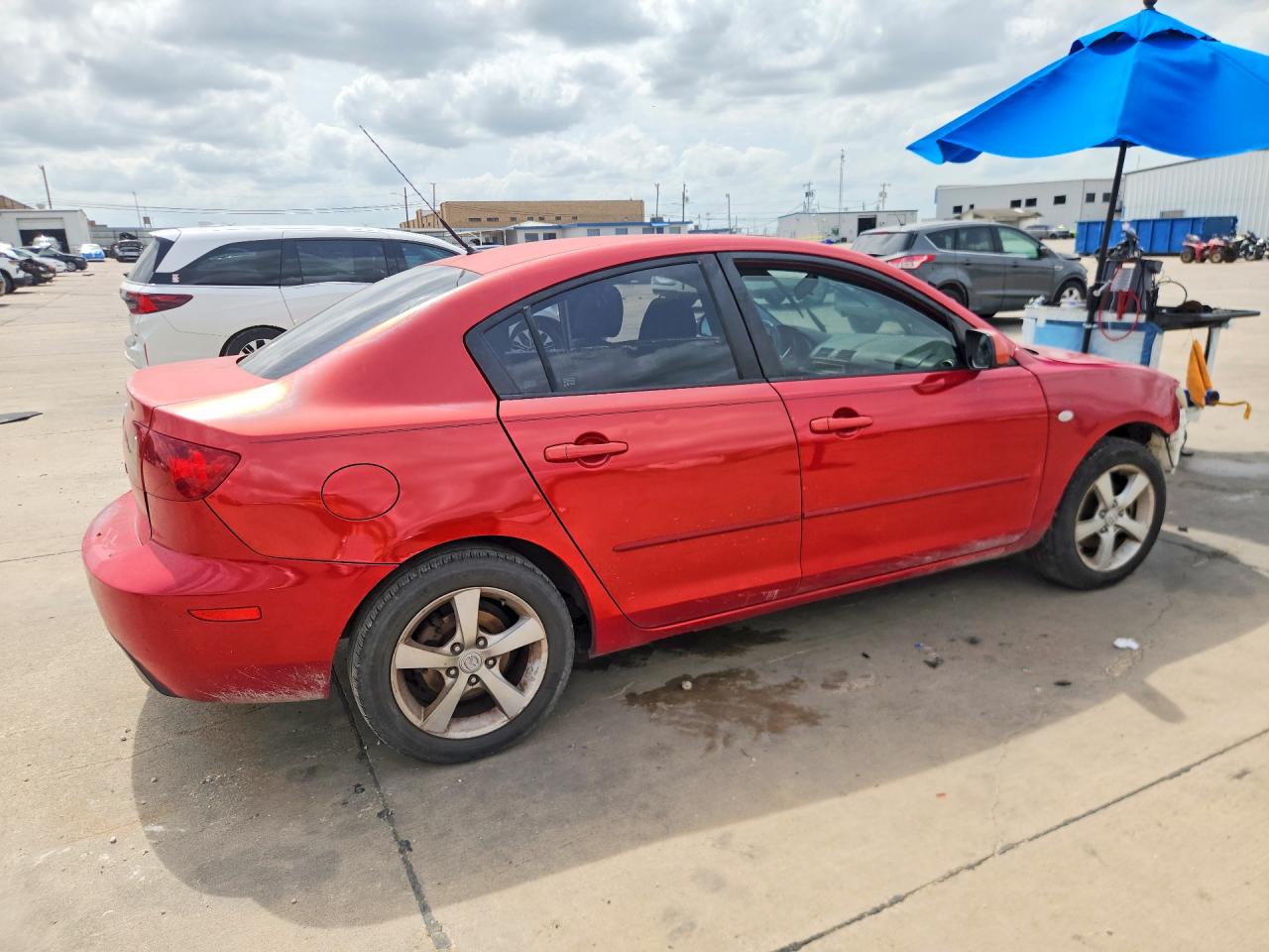 2005 Mazda 3 I Красный vin: JM1BK12F151281317