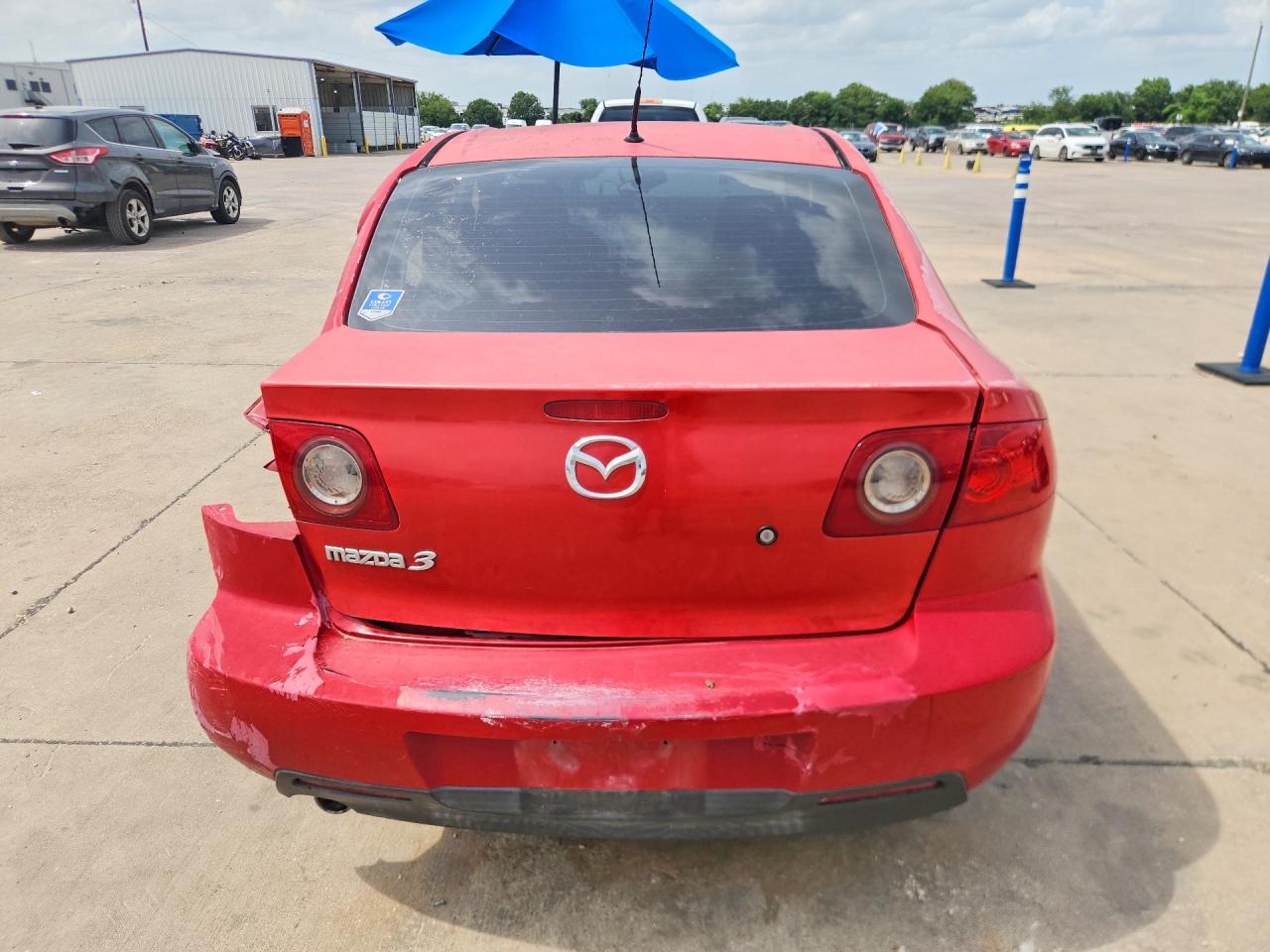 2005 Mazda 3 I Красный vin: JM1BK12F151281317