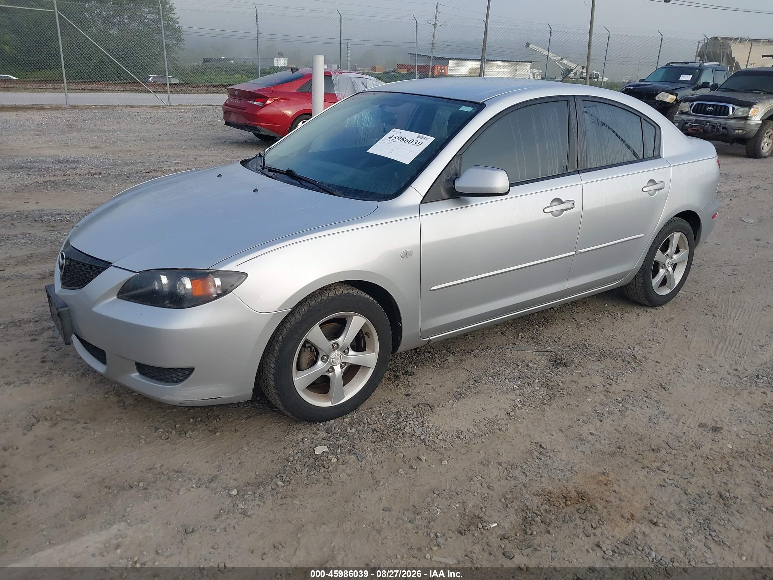 2005 Mazda Mazda3 I Silver vin: JM1BK12F151298151