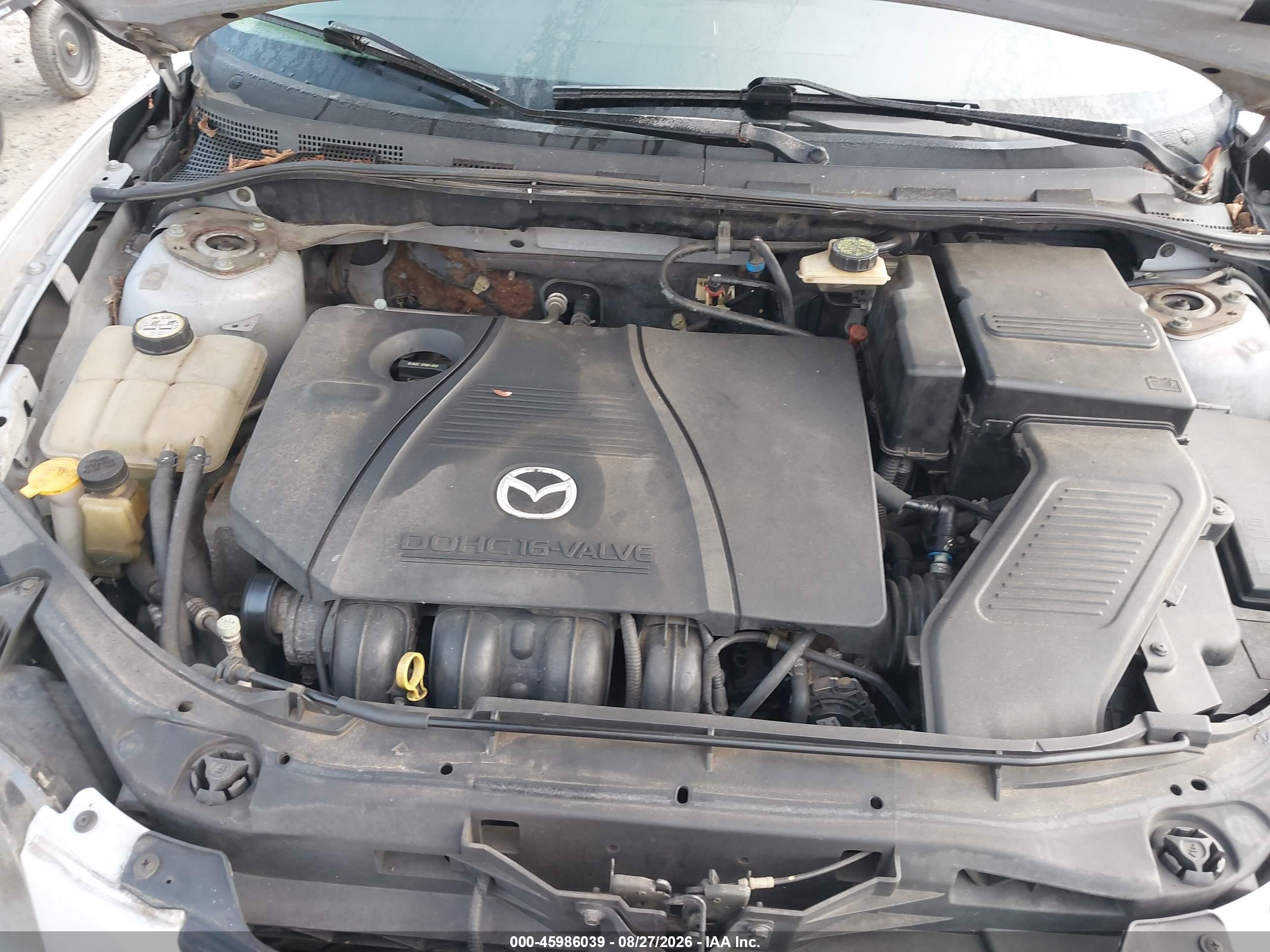 2005 Mazda Mazda3 I Silver vin: JM1BK12F151298151