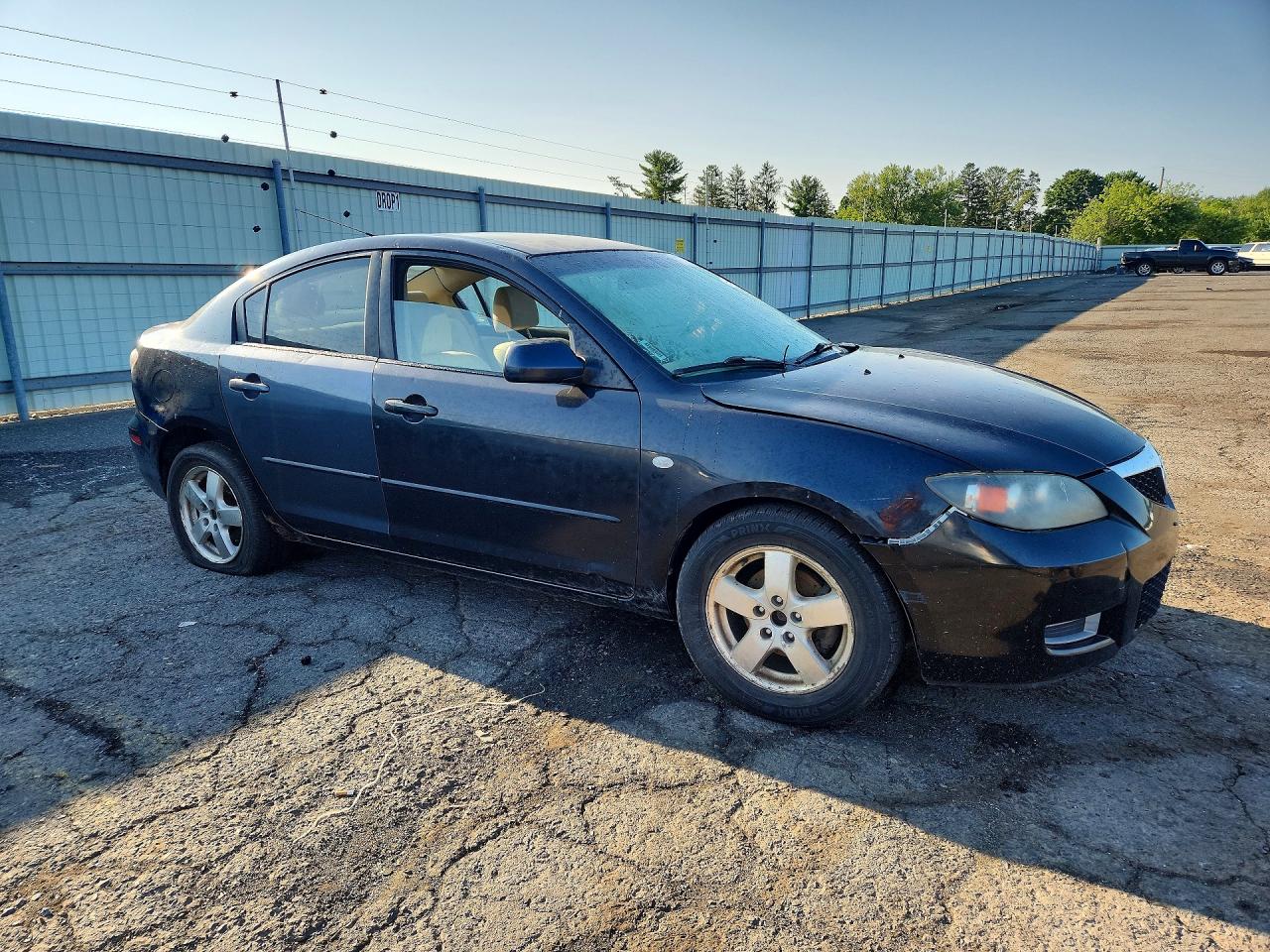 2007 Mazda 3 I Черный vin: JM1BK12F171659963