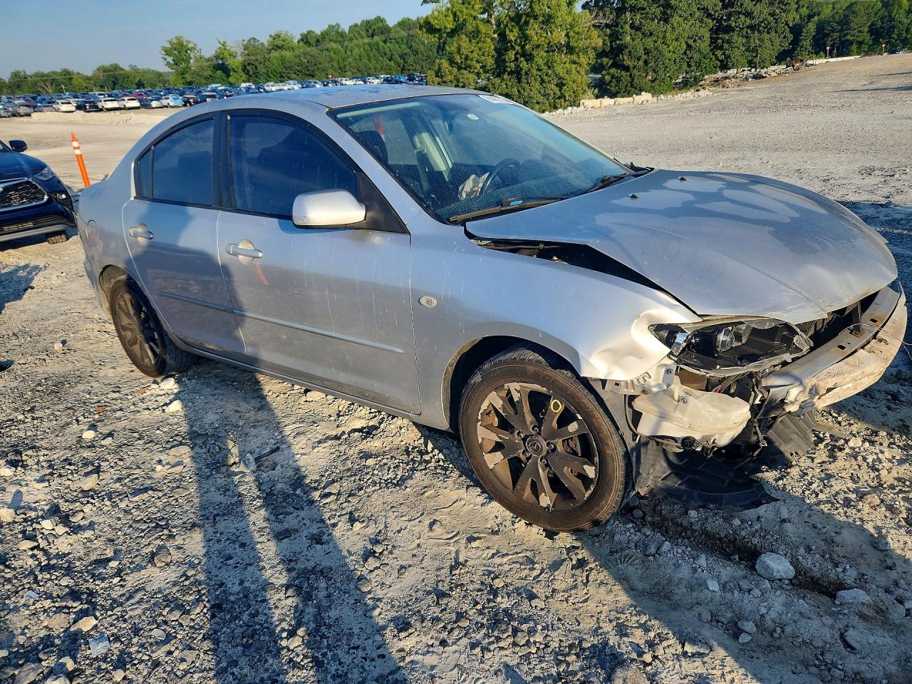 2007 Mazda 3 I Серебряный vin: JM1BK12F171713326