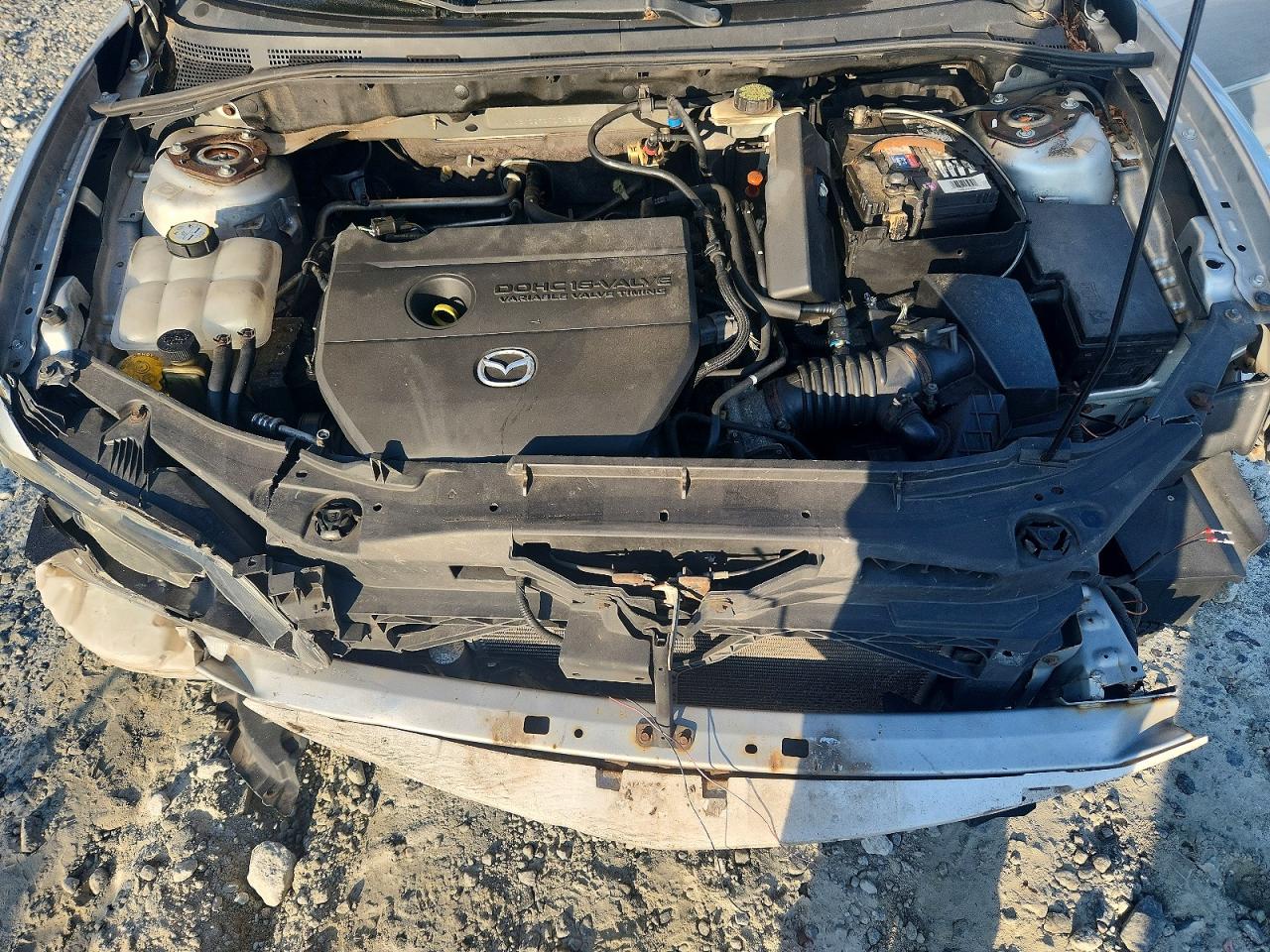 2007 Mazda 3 I Серебряный vin: JM1BK12F171713326