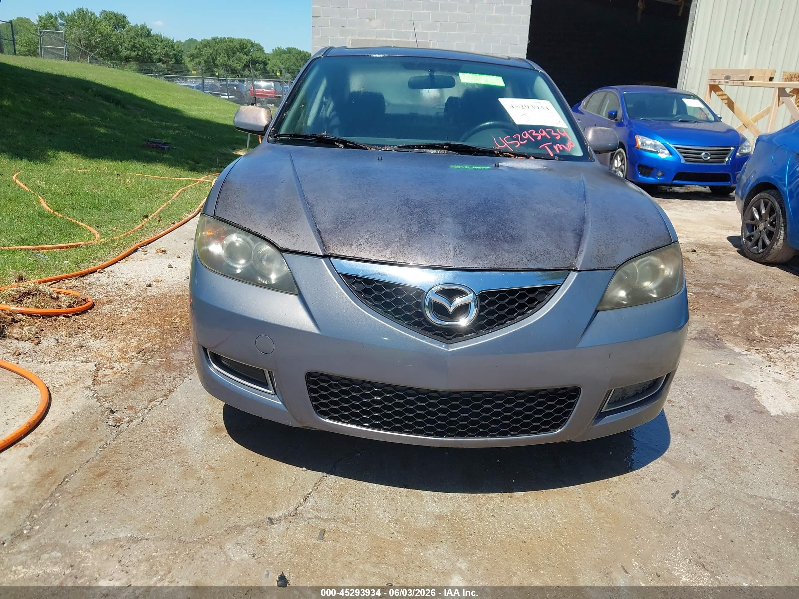 2007 Mazda Mazda3 I Серый vin: JM1BK12F171766463