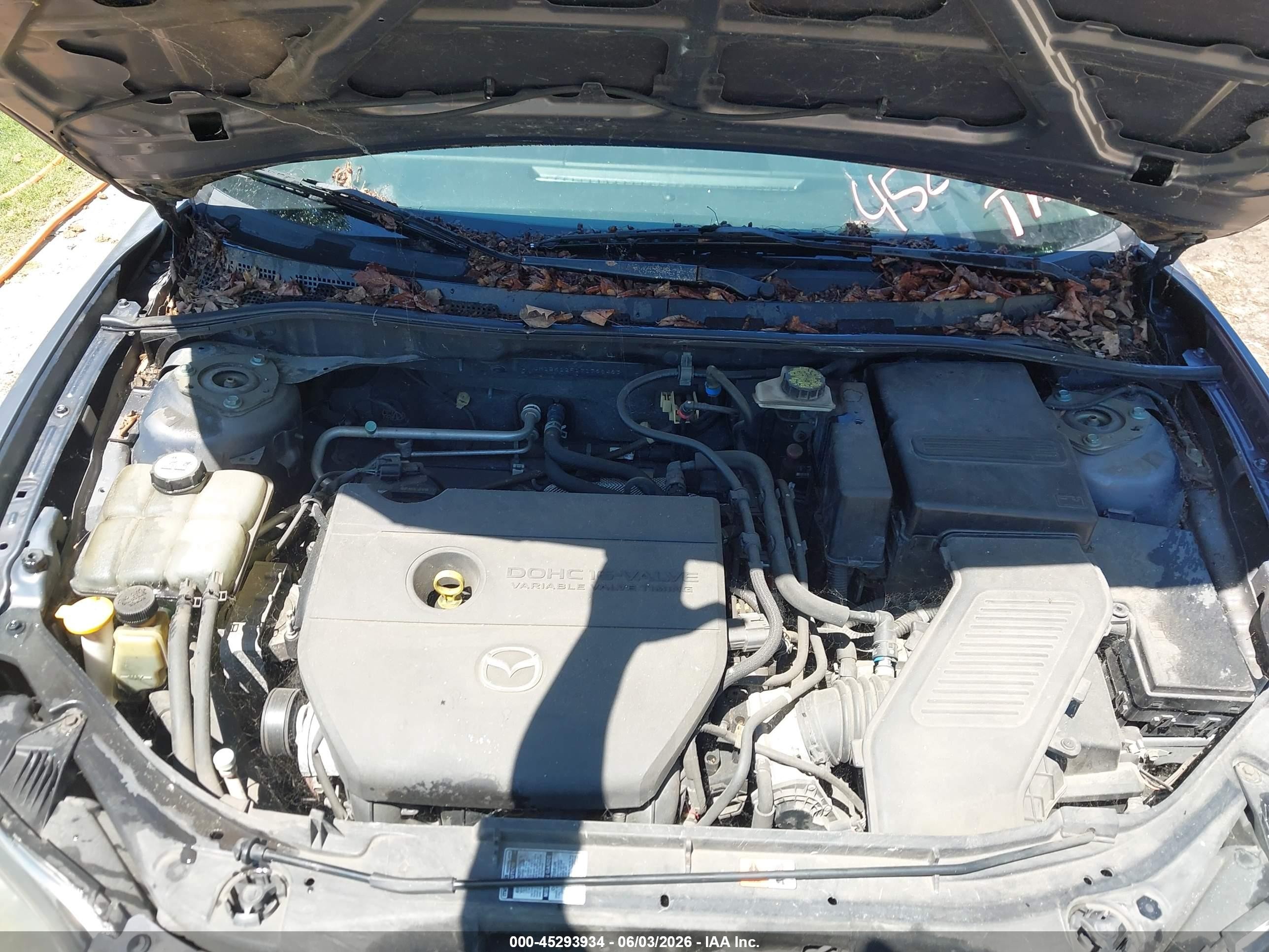 2007 Mazda Mazda3 I Серый vin: JM1BK12F171766463