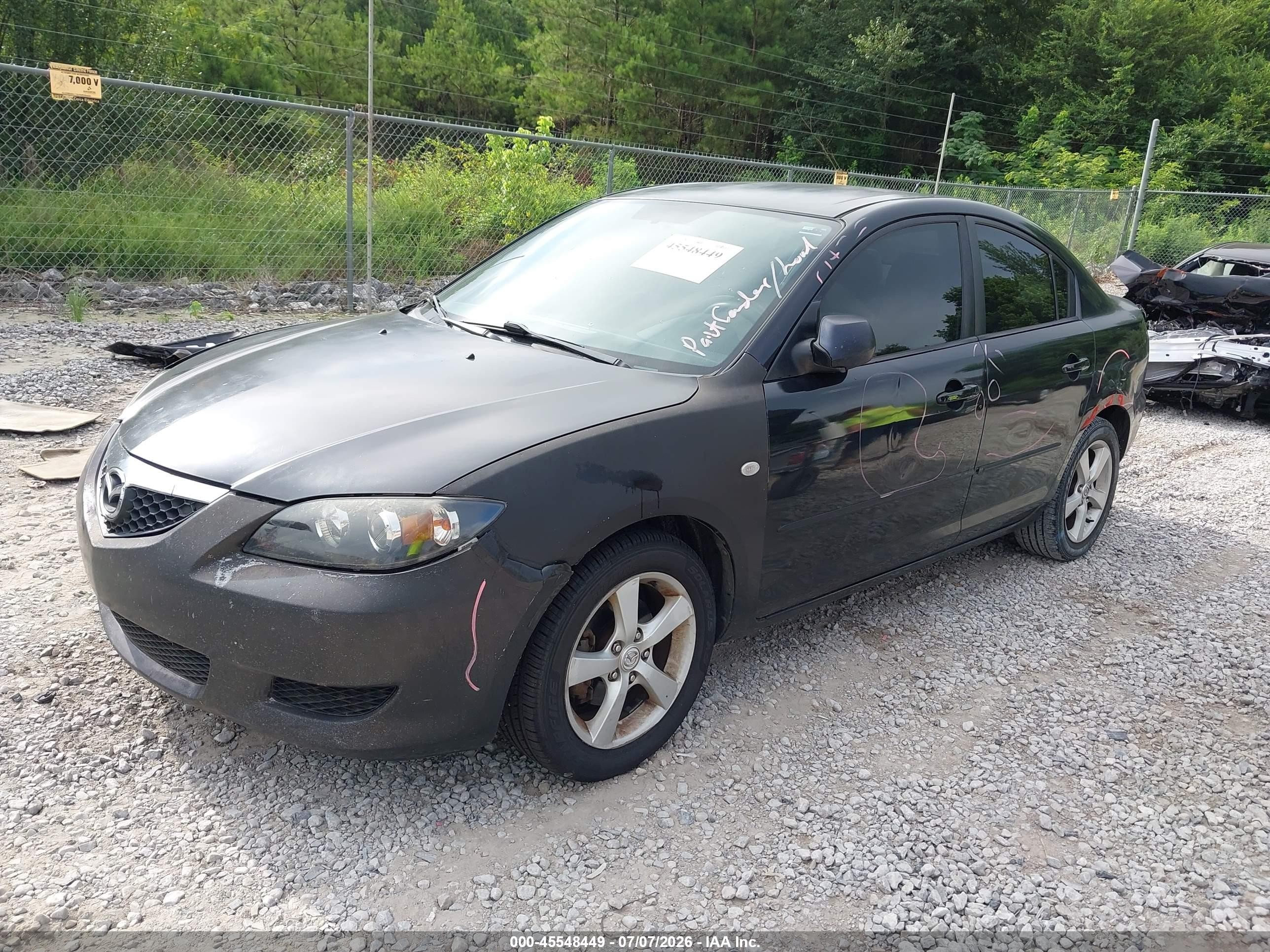 2006 Mazda Mazda3 I Touring Black vin: JM1BK12F261450438