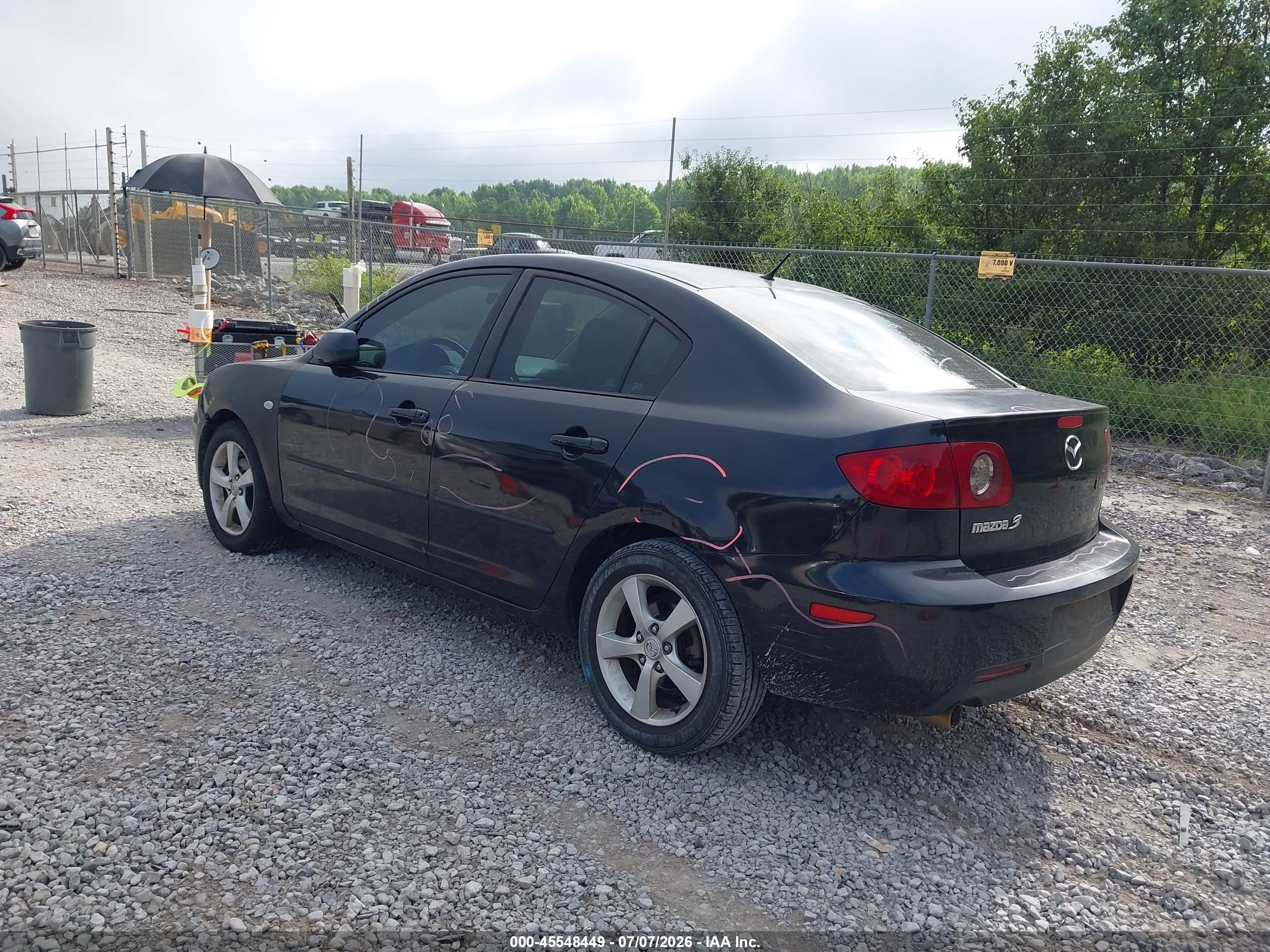 2006 Mazda Mazda3 I Touring Black vin: JM1BK12F261450438