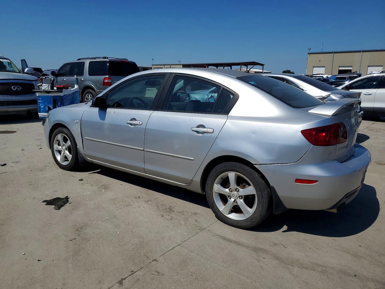 2006 Mazda 3 I Silver vin: JM1BK12F261536266