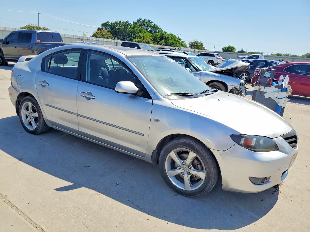 2006 Mazda 3 I Silver vin: JM1BK12F261536266