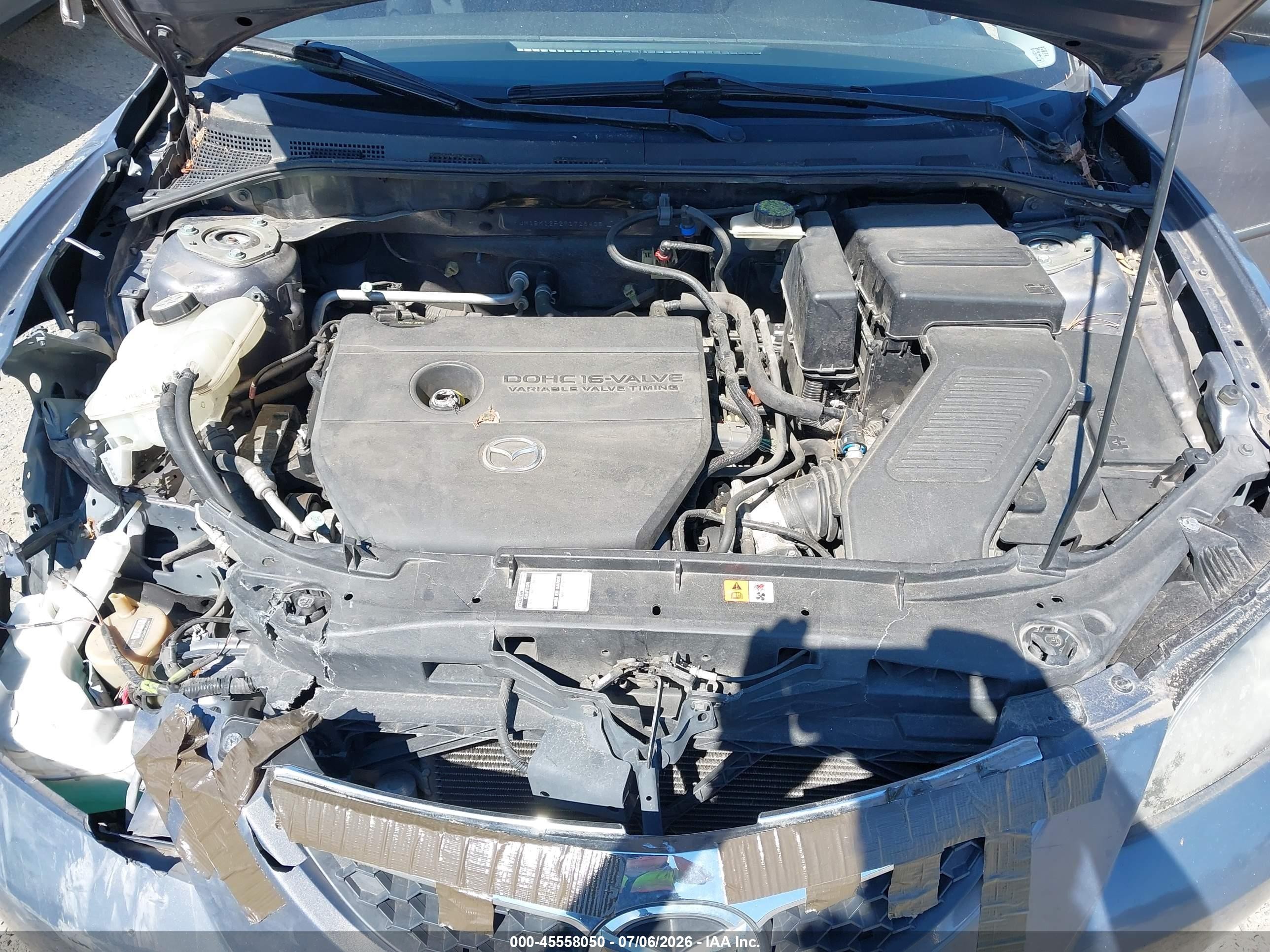 2007 Mazda Mazda3   Silver vin: JM1BK12F271726408