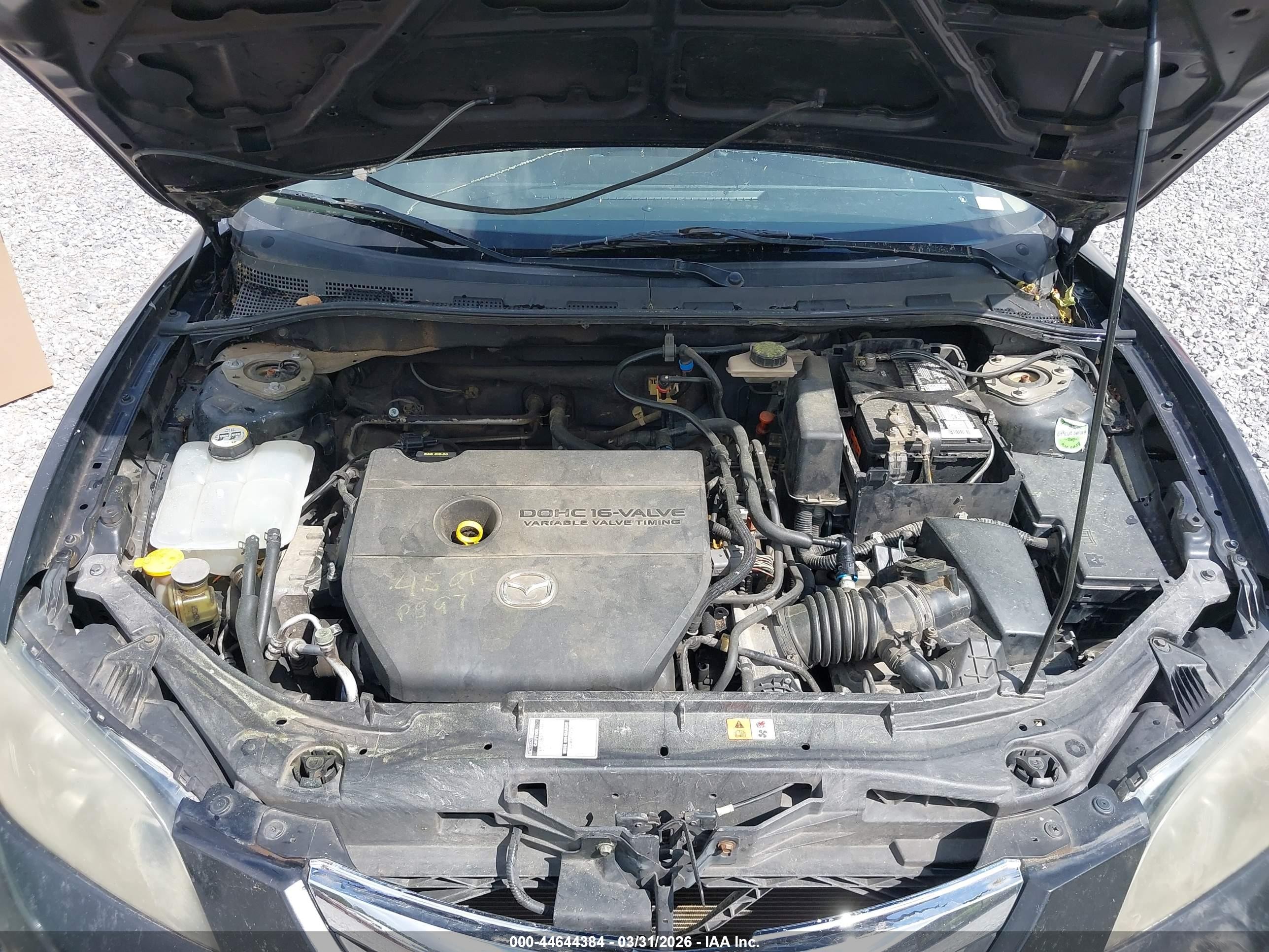 2008 Mazda Mazda3 I Black vin: JM1BK12F281776694
