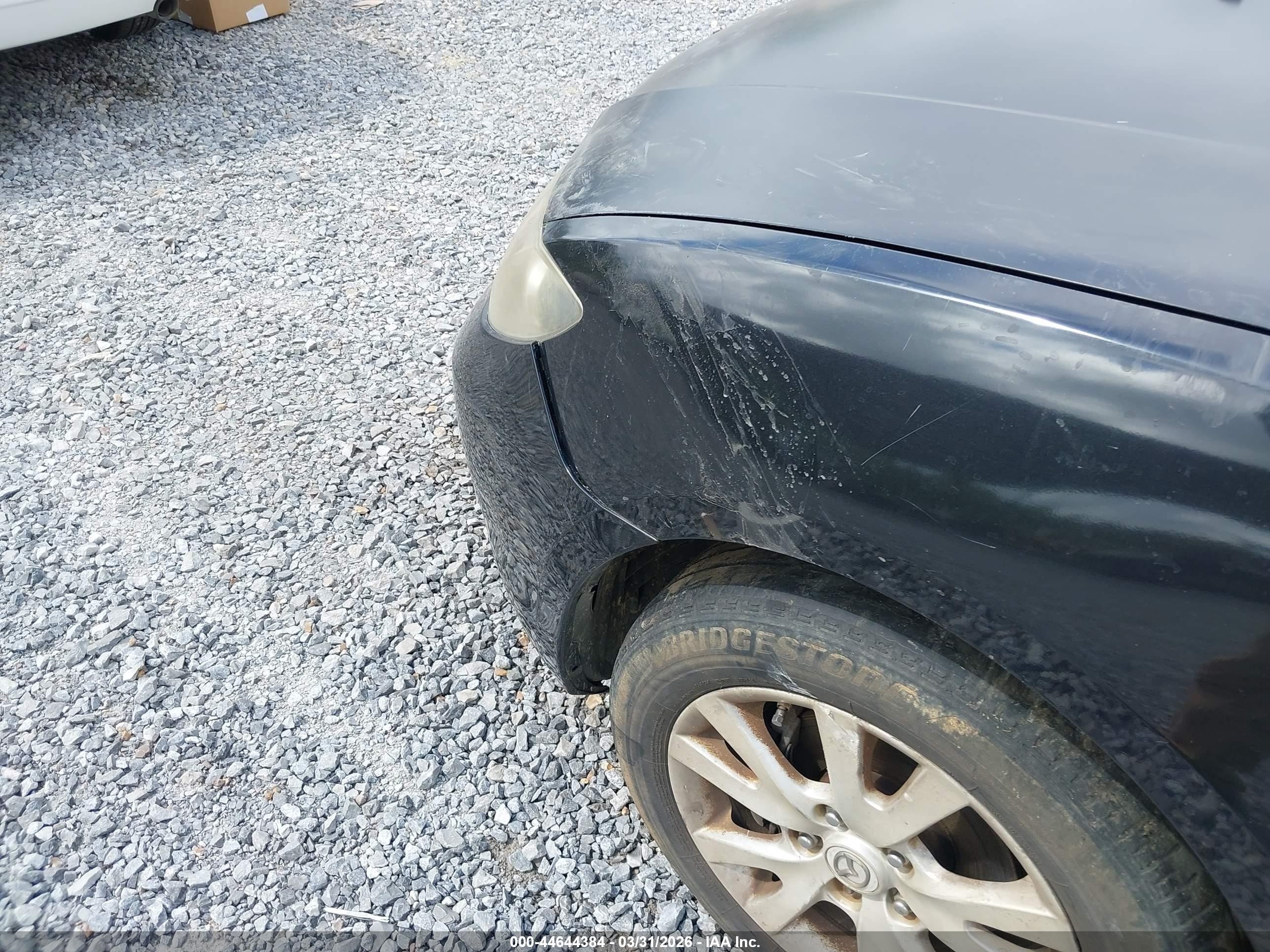 2008 Mazda Mazda3 I Black vin: JM1BK12F281776694