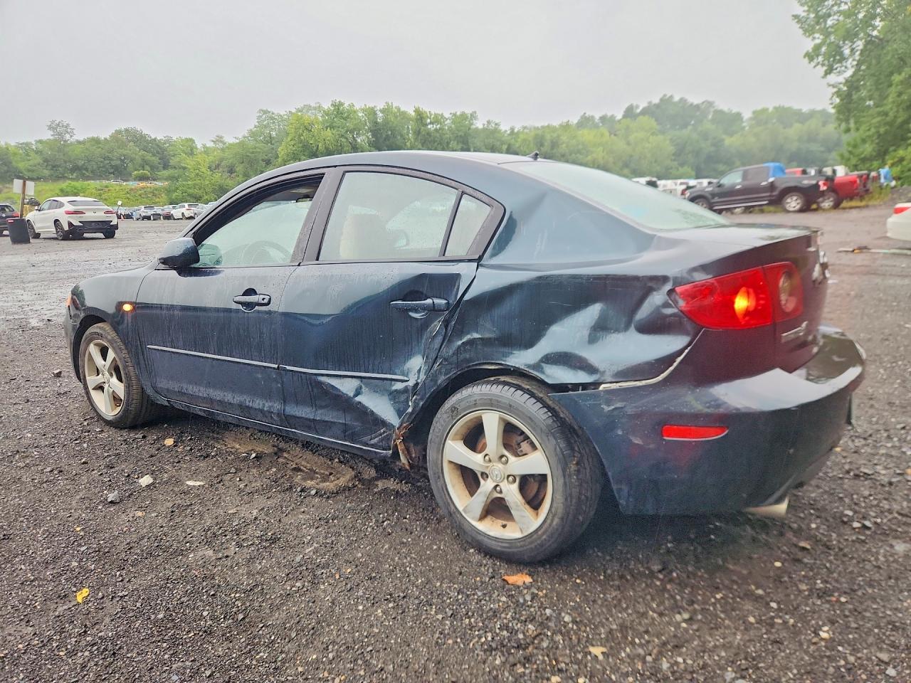 2004 Mazda 3 I Green vin: JM1BK12F341134253