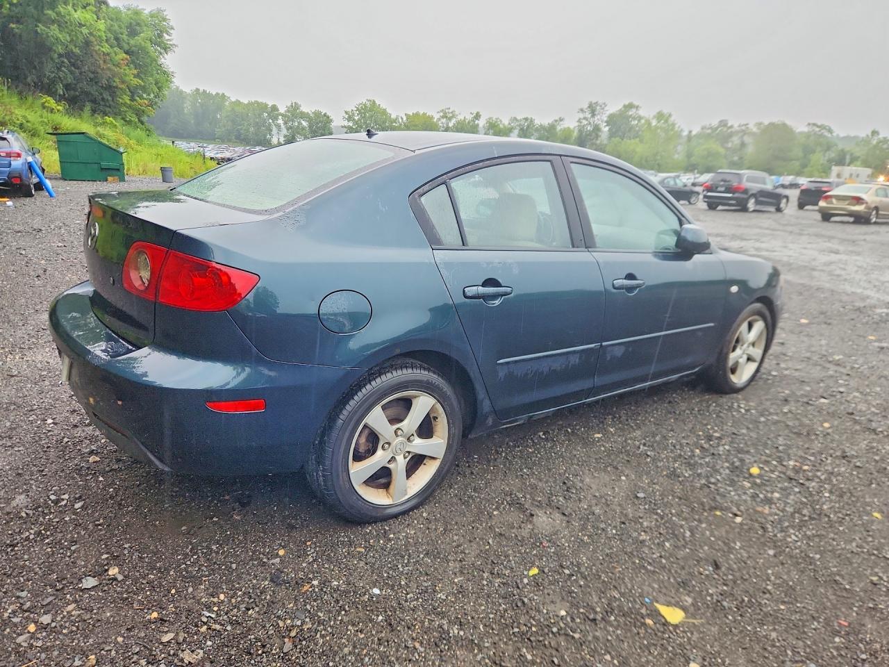 2004 Mazda 3 I Green vin: JM1BK12F341134253