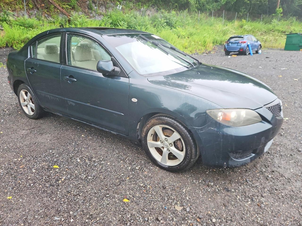 2004 Mazda 3 I Green vin: JM1BK12F341134253