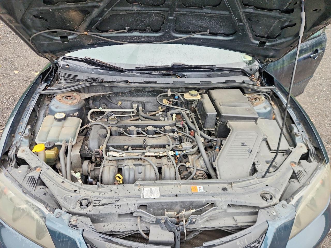 2004 Mazda 3 I Green vin: JM1BK12F341134253