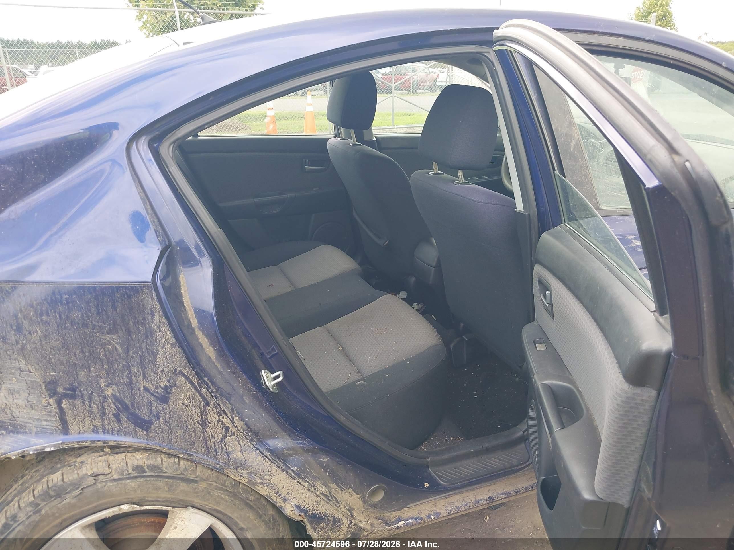 2006 Mazda Mazda3 I Touring Blue vin: JM1BK12F361481116