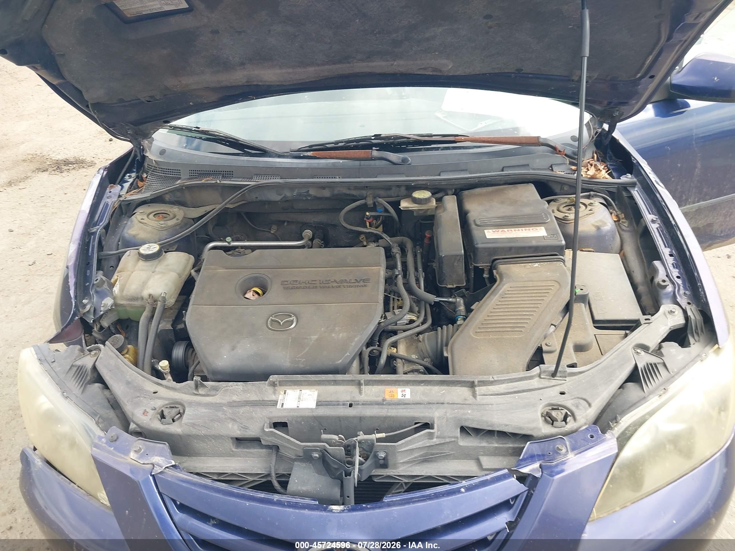 2006 Mazda Mazda3 I Touring Blue vin: JM1BK12F361481116