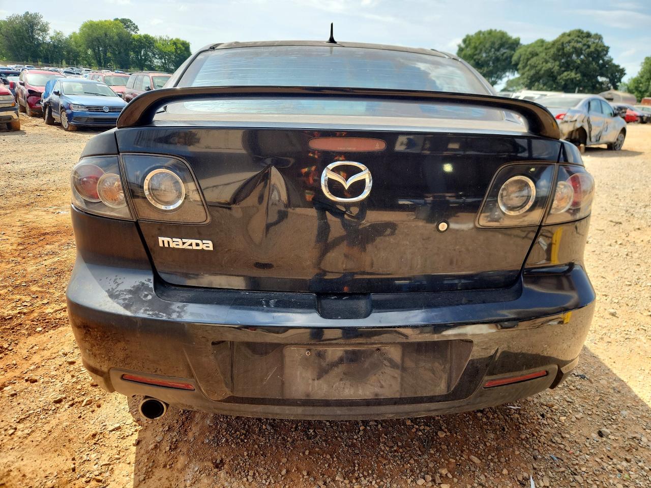 2007 Mazda 3 I Black vin: JM1BK12F371692186