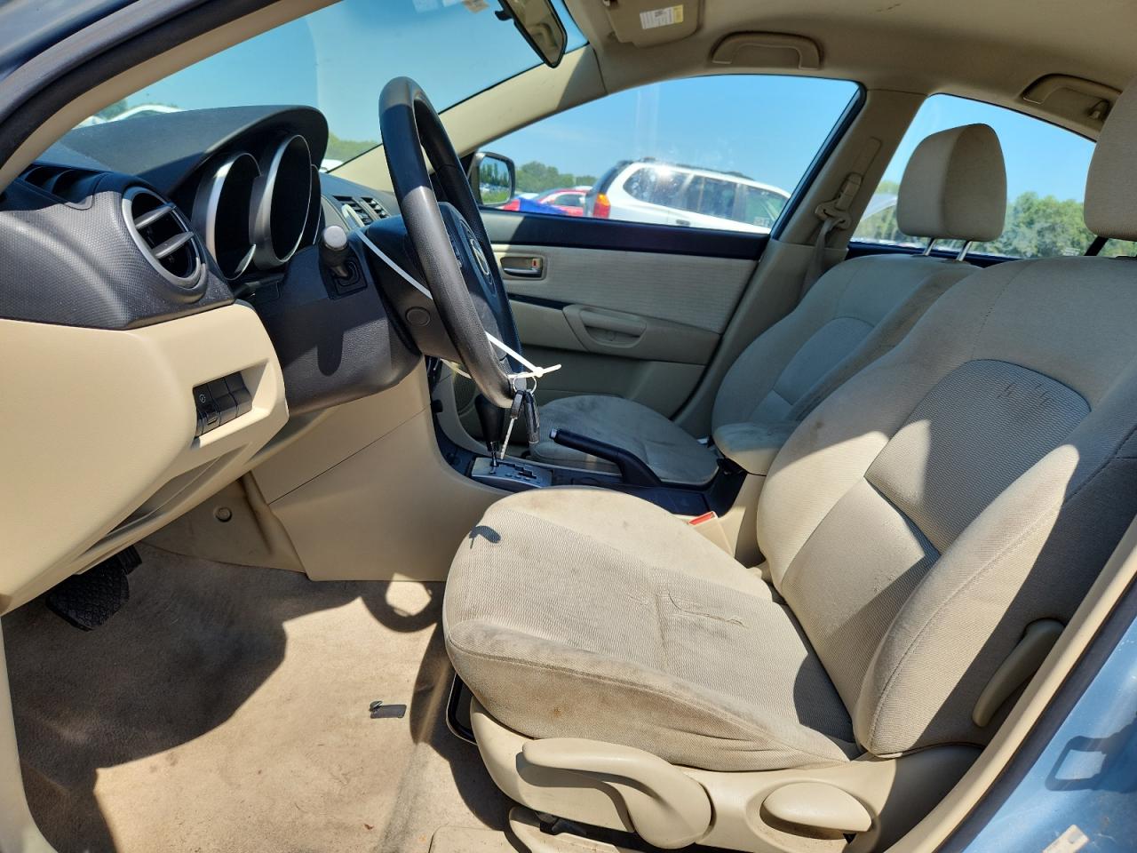 2008 Mazda 3 I Blue vin: JM1BK12F381850513
