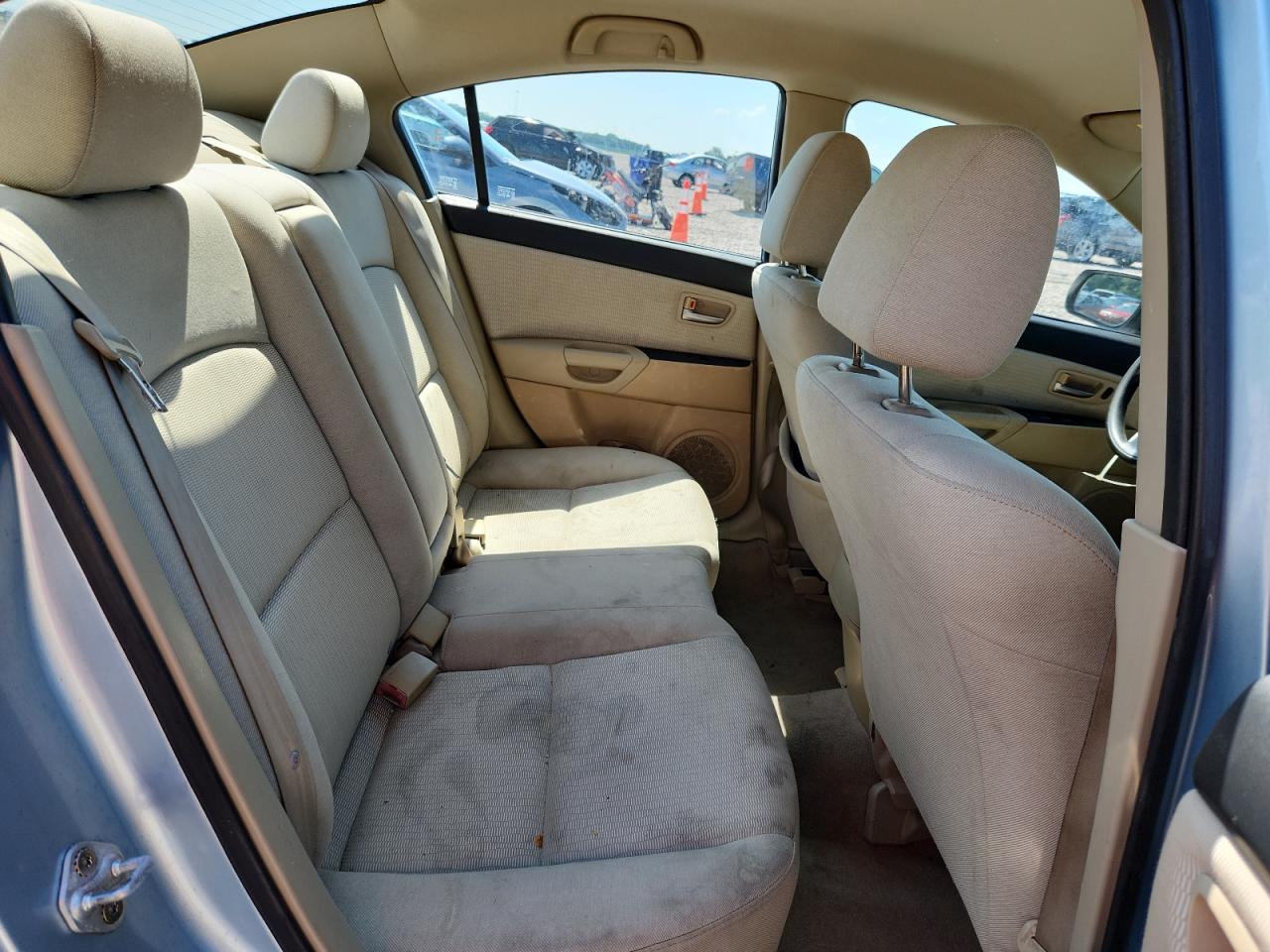 2008 Mazda 3 I Blue vin: JM1BK12F381850513