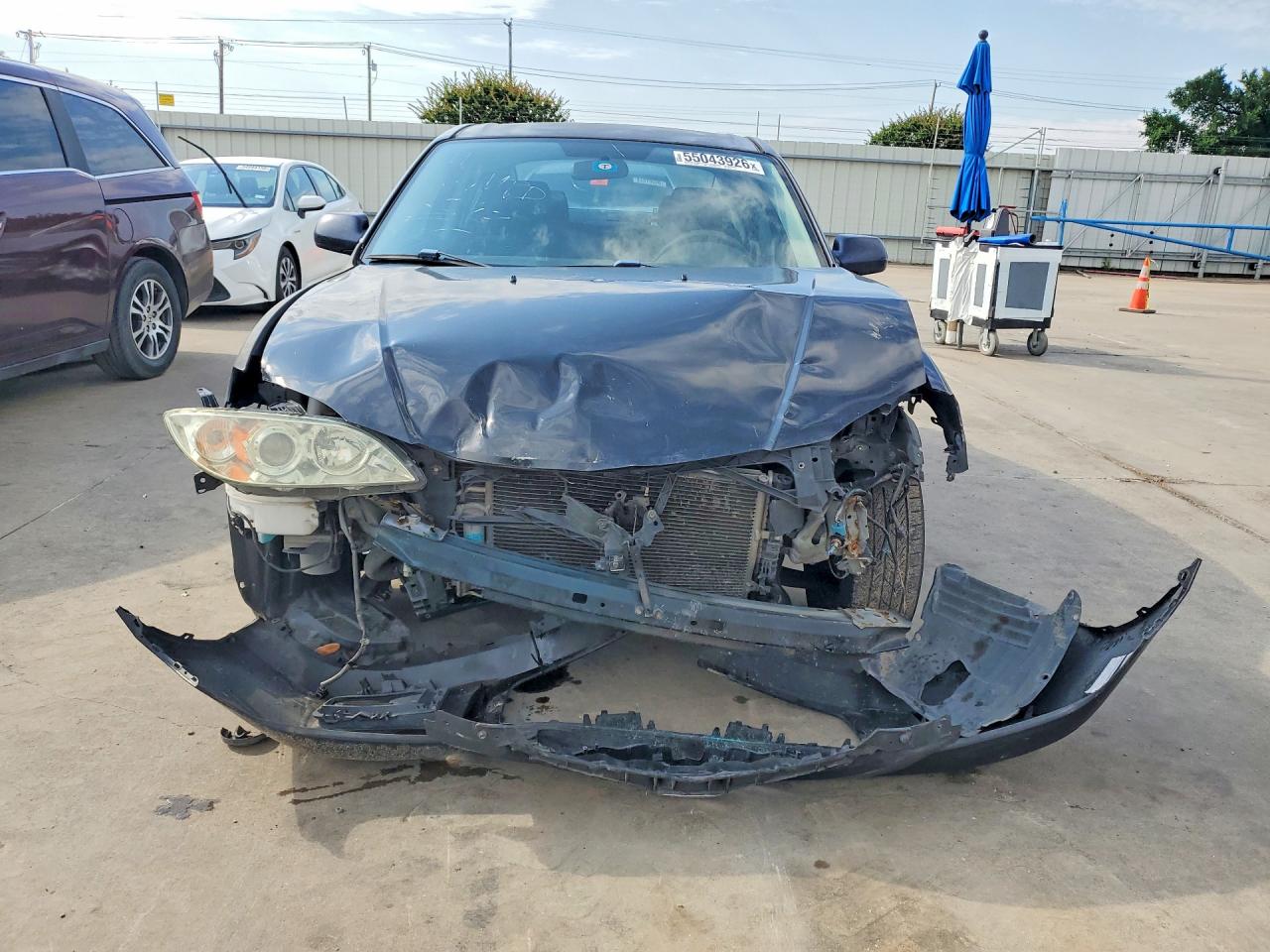 2008 Mazda 3 I Угольный vin: JM1BK12F381867294