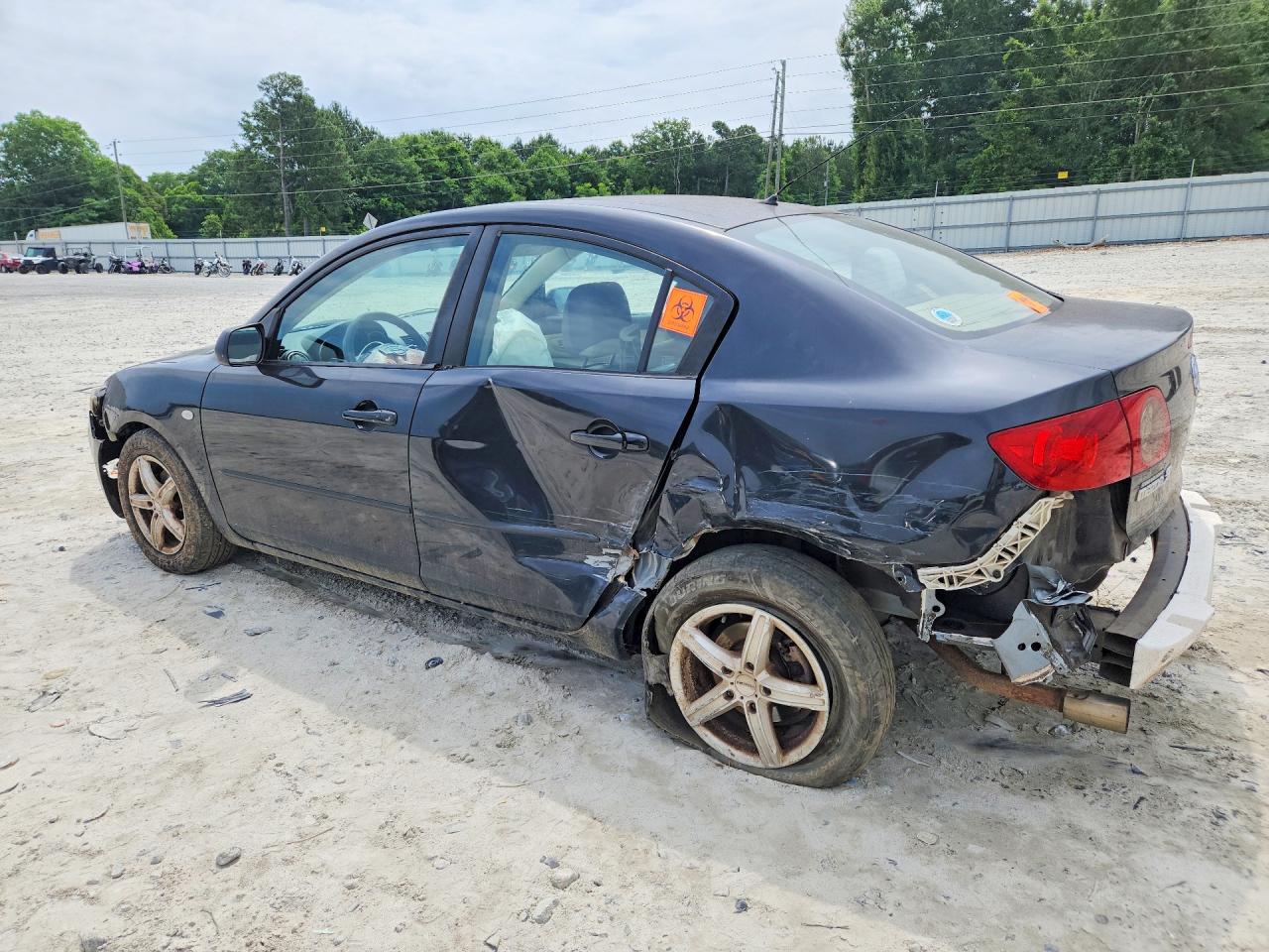 2005 Mazda 3 I Black vin: JM1BK12F451250790