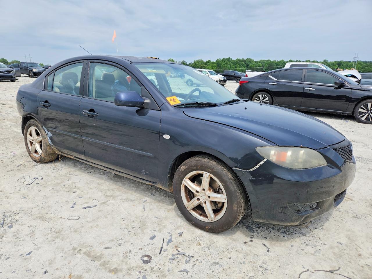 2005 Mazda 3 I Black vin: JM1BK12F451250790