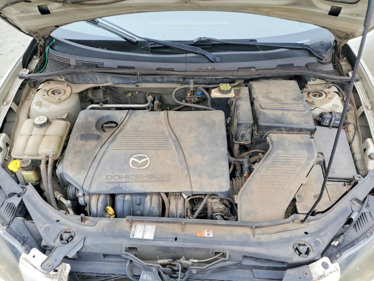 2005 Mazda 3 I Beige vin: JM1BK12F451268884