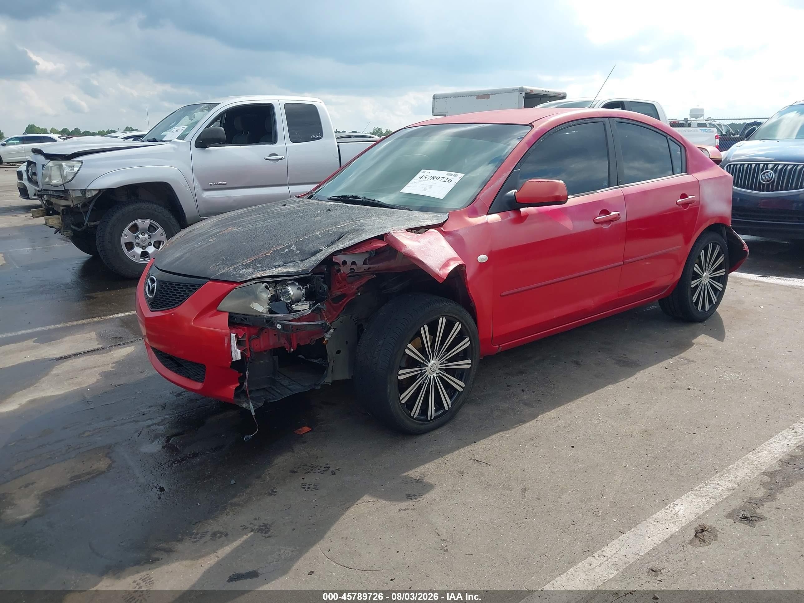 2006 Mazda Mazda3 I Maroon vin: JM1BK12F461416825